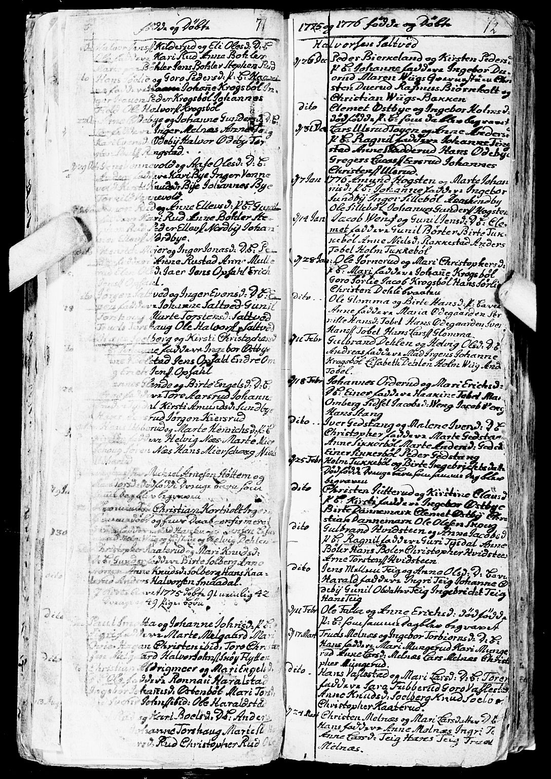Enebakk prestekontor Kirkebøker, SAO/A-10171c/F/Fa/L0002: Parish register (official) no. I 2, 1755-1806, p. 71-72