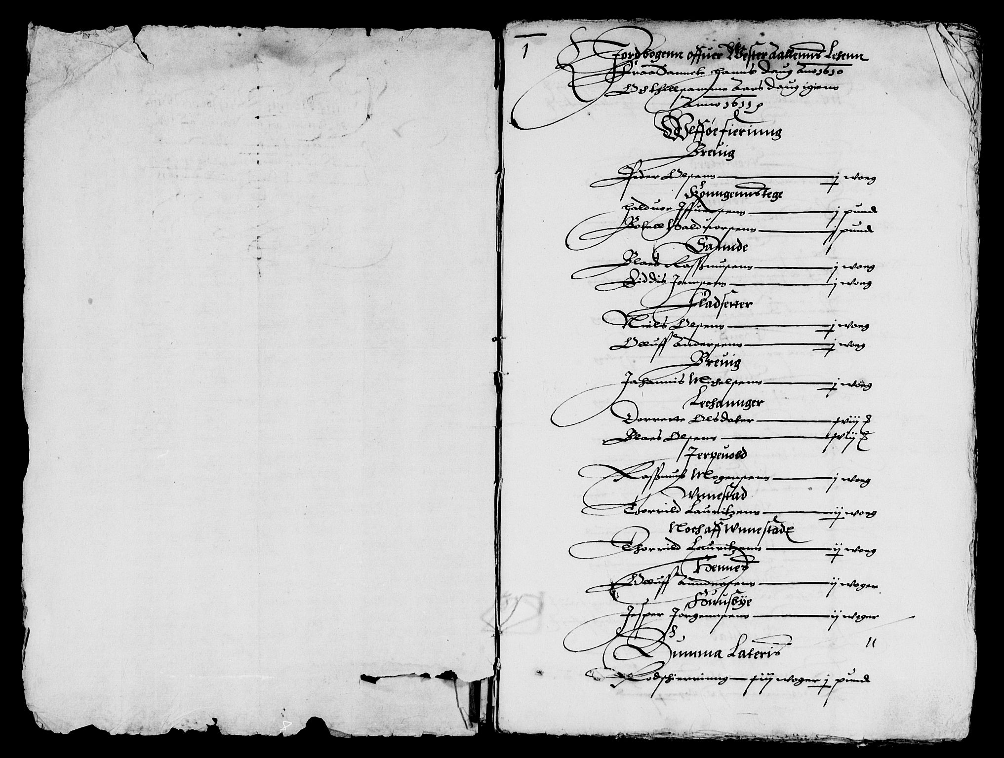 Rentekammeret inntil 1814, Reviderte regnskaper, Lensregnskaper, AV/RA-EA-5023/R/Rb/Rbz/L0001: Nordlandenes len, 1592-1611