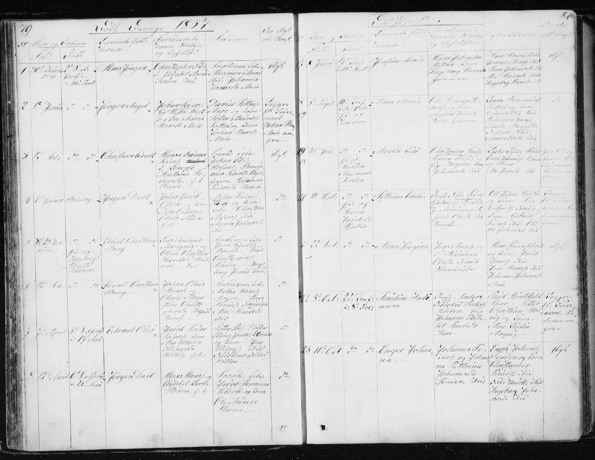 Ministerialprotokoller, klokkerbøker og fødselsregistre - Nordland, SAT/A-1459/834/L0511: Parish register (copy) no. 834C02, 1848-1862, p. 79-80