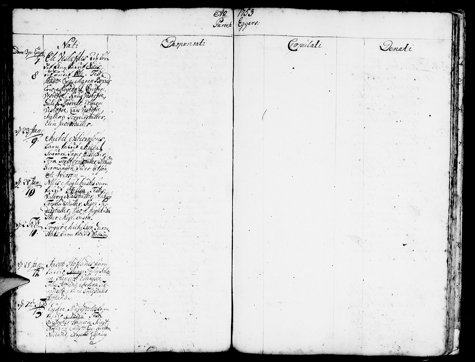 Eigersund sokneprestkontor, SAST/A-101807/S08/L0002: Parish register (official) no. A 2, 1720-1757