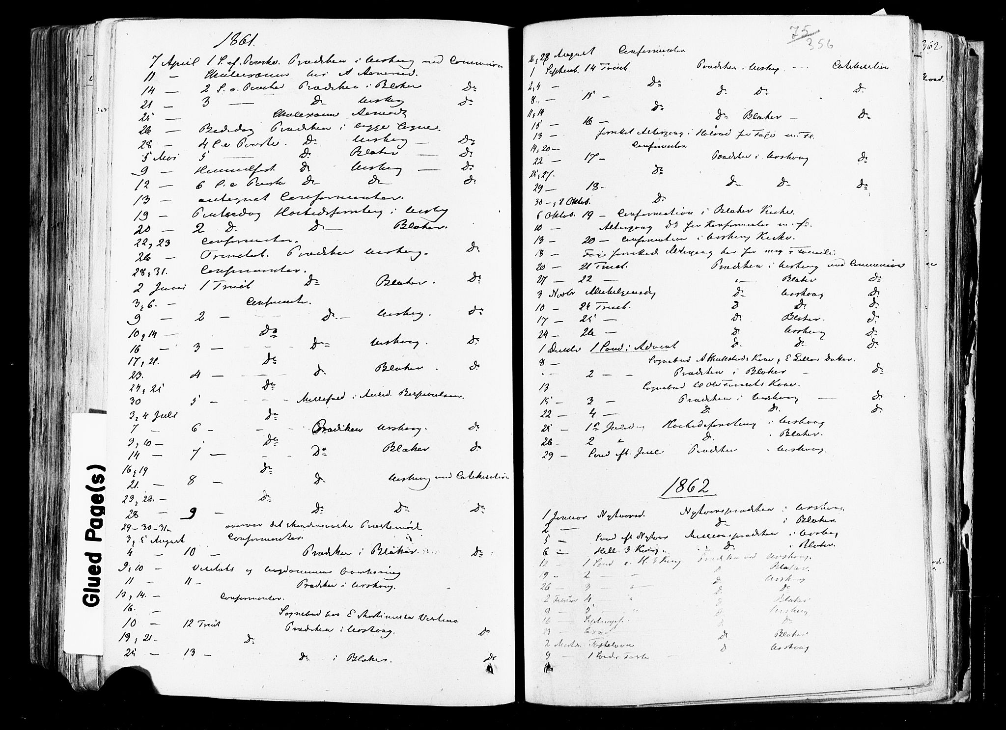 Aurskog prestekontor Kirkebøker, SAO/A-10304a/F/Fa/L0007: Parish register (official) no. I 7, 1854-1877, p. 356