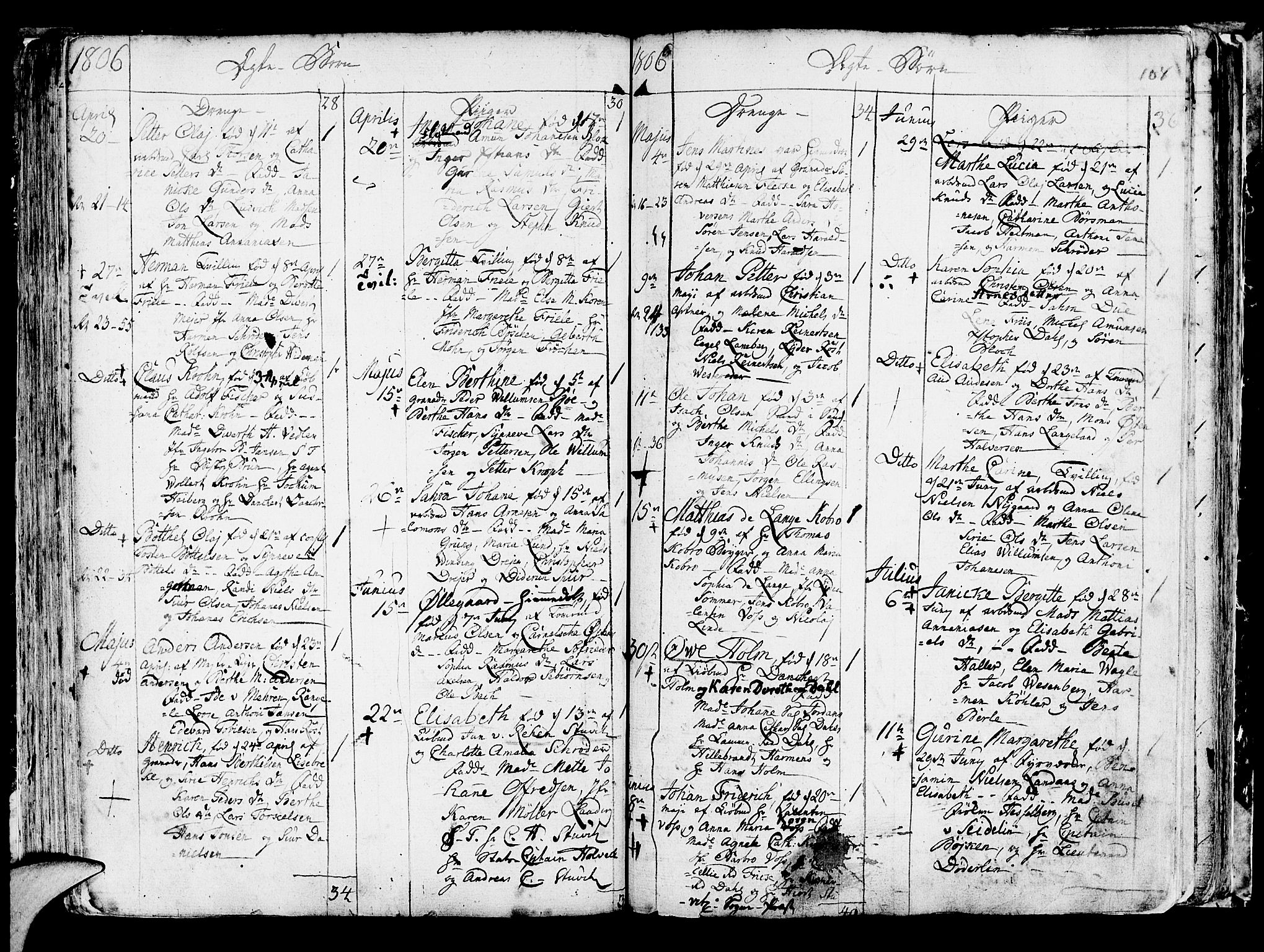 Korskirken sokneprestembete, AV/SAB-A-76101/H/Haa/L0006: Parish register (official) no. A 6, 1790-1820, p. 108