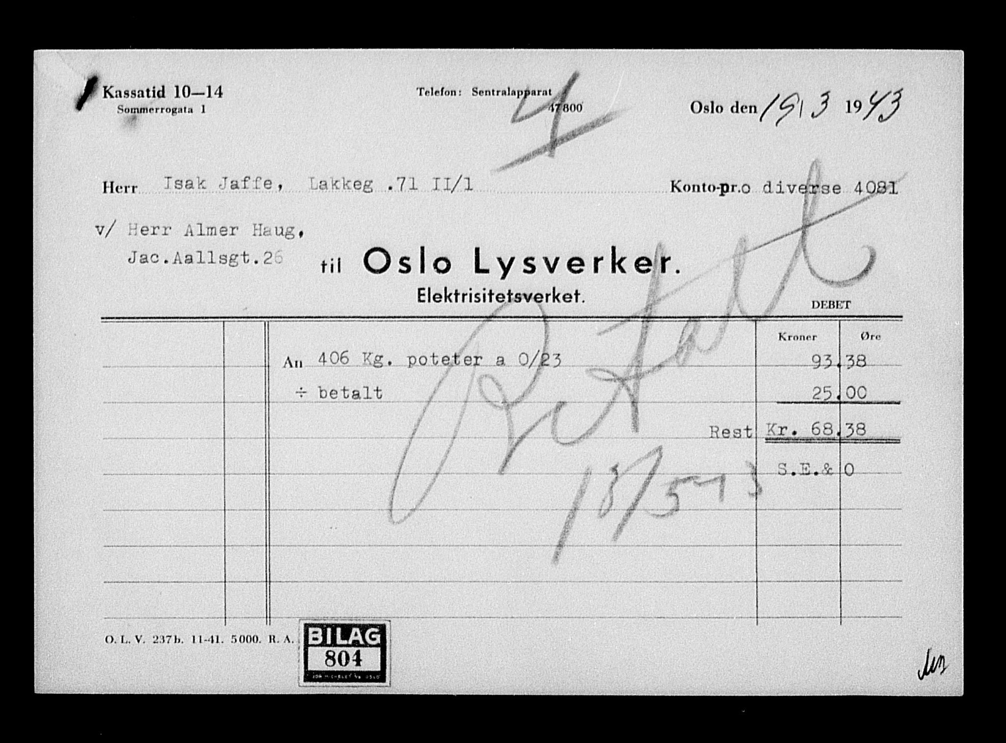 Justisdepartementet, Tilbakeføringskontoret for inndratte formuer, AV/RA-S-1564/H/Hc/Hcc/L0947: --, 1945-1947, p. 127