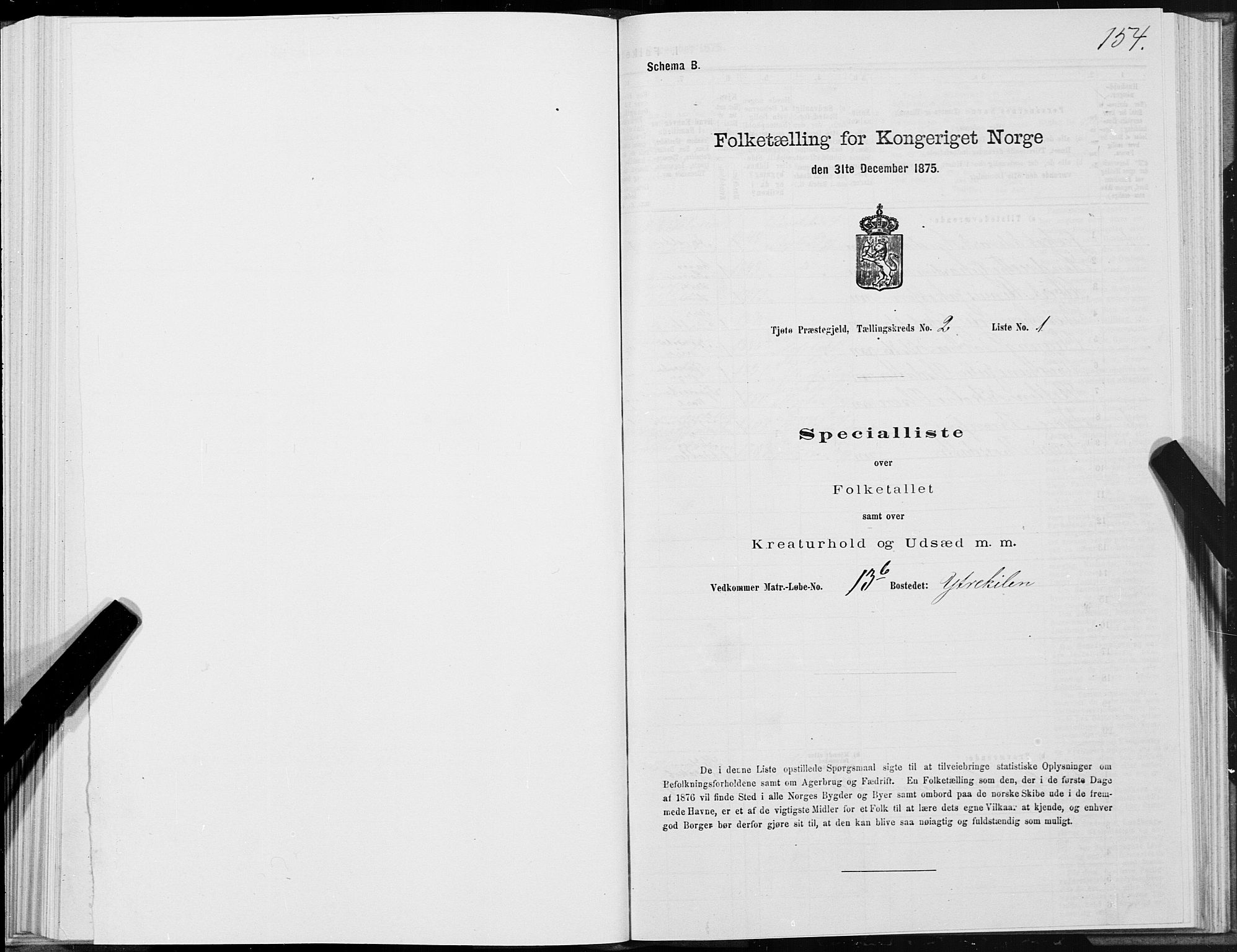 SAT, 1875 census for 1817P Tjøtta, 1875, p. 1154