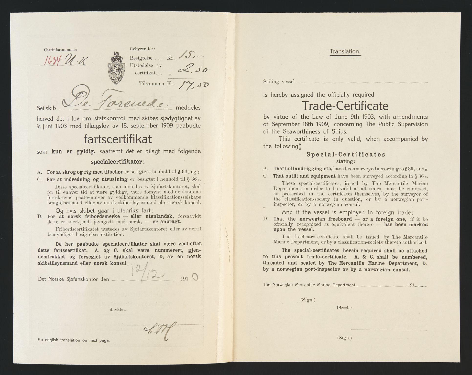 Sjøfartsdirektoratet med forløpere, skipsmapper slettede skip, AV/RA-S-4998/F/Fa/L0235: --, 1847-1930, p. 555