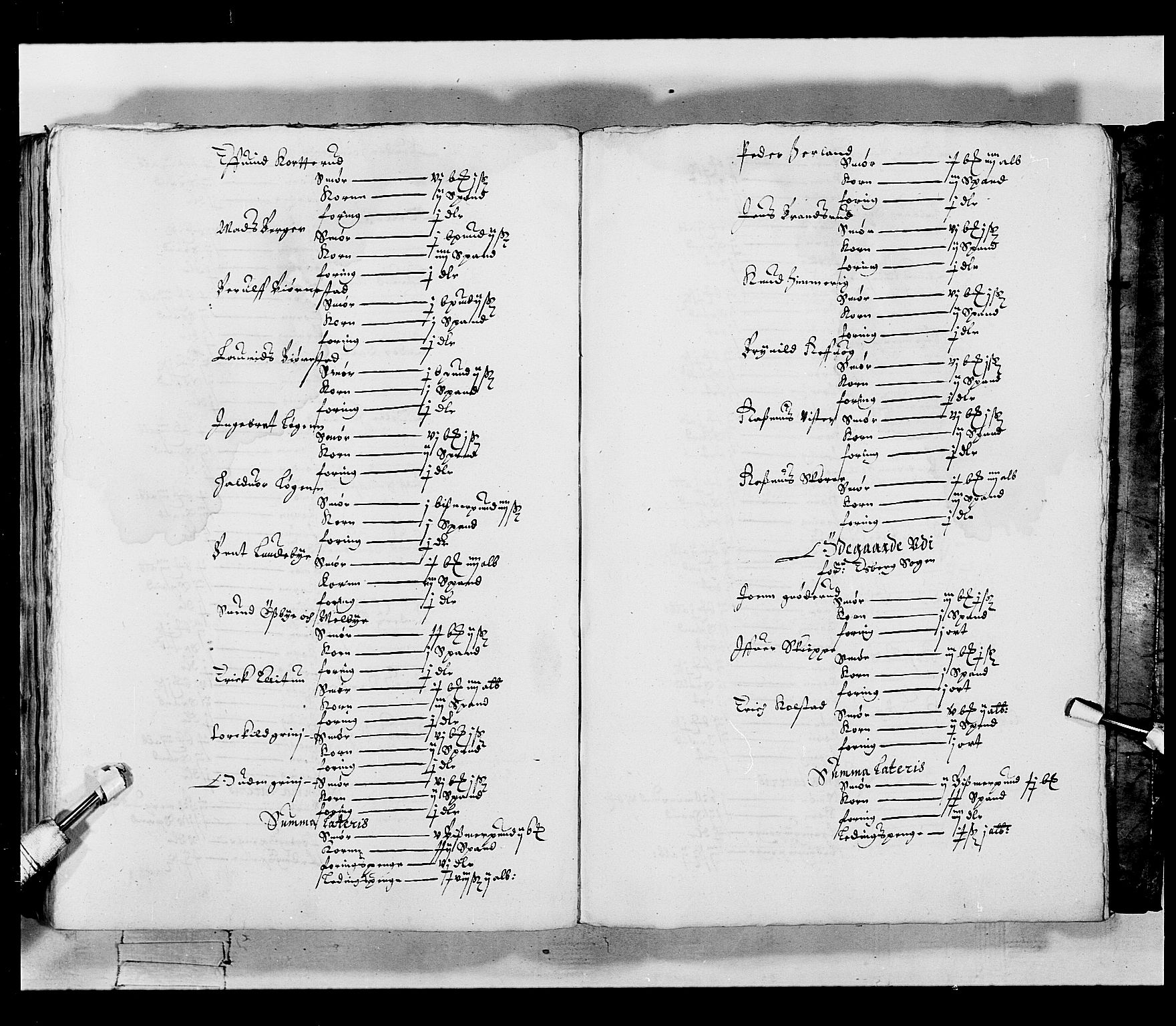 Stattholderembetet 1572-1771, AV/RA-EA-2870/Ek/L0019/0001: Jordebøker 1633-1658 / Jordebøker for Akershus len, 1642, p. 251