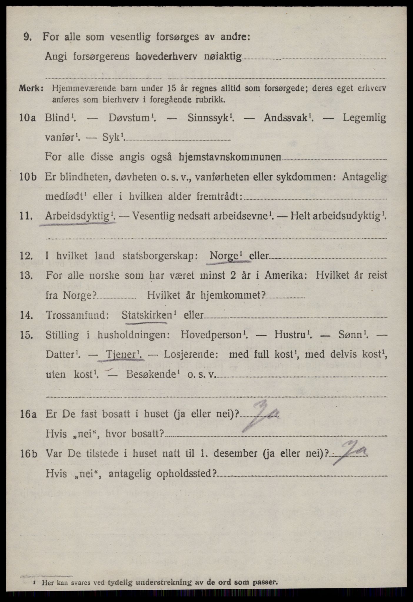 SAT, 1920 census for Haram, 1920, p. 2250