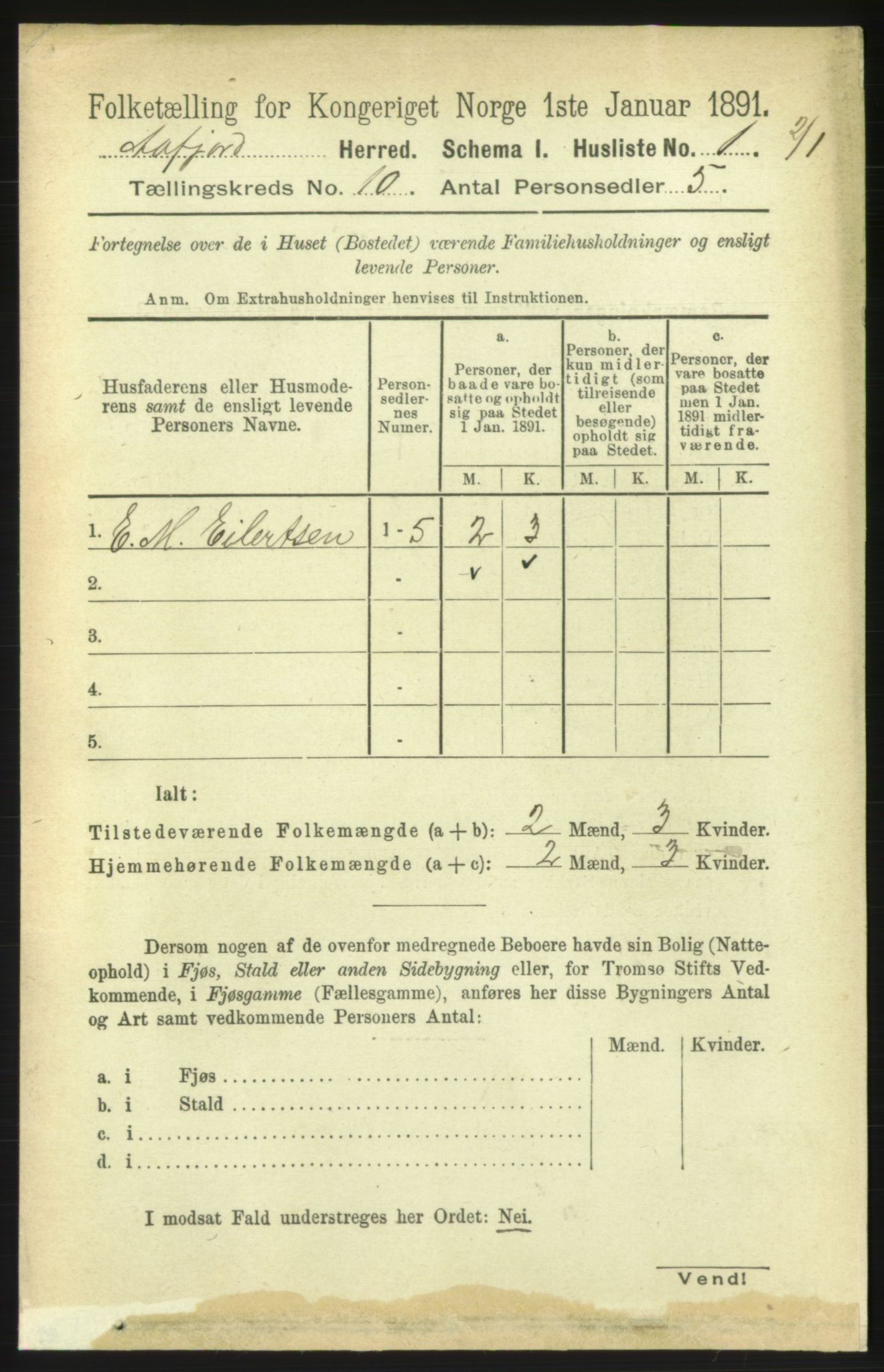 RA, 1891 census for 1630 Åfjord, 1891, p. 2918