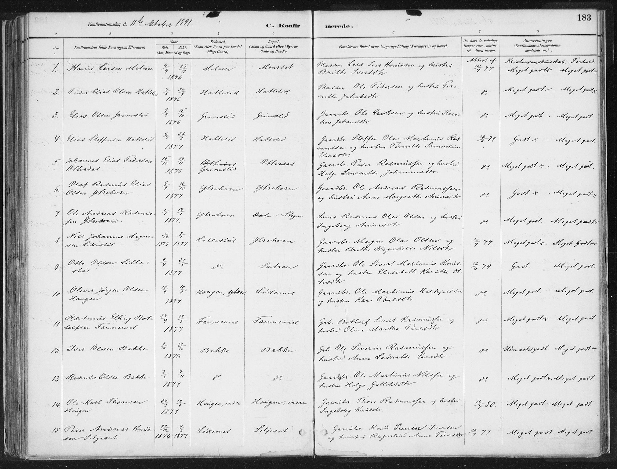 Hornindal sokneprestembete, AV/SAB-A-82401/H/Haa/Haaa/L0003/0001: Parish register (official) no. A 3A, 1887-1917, p. 183