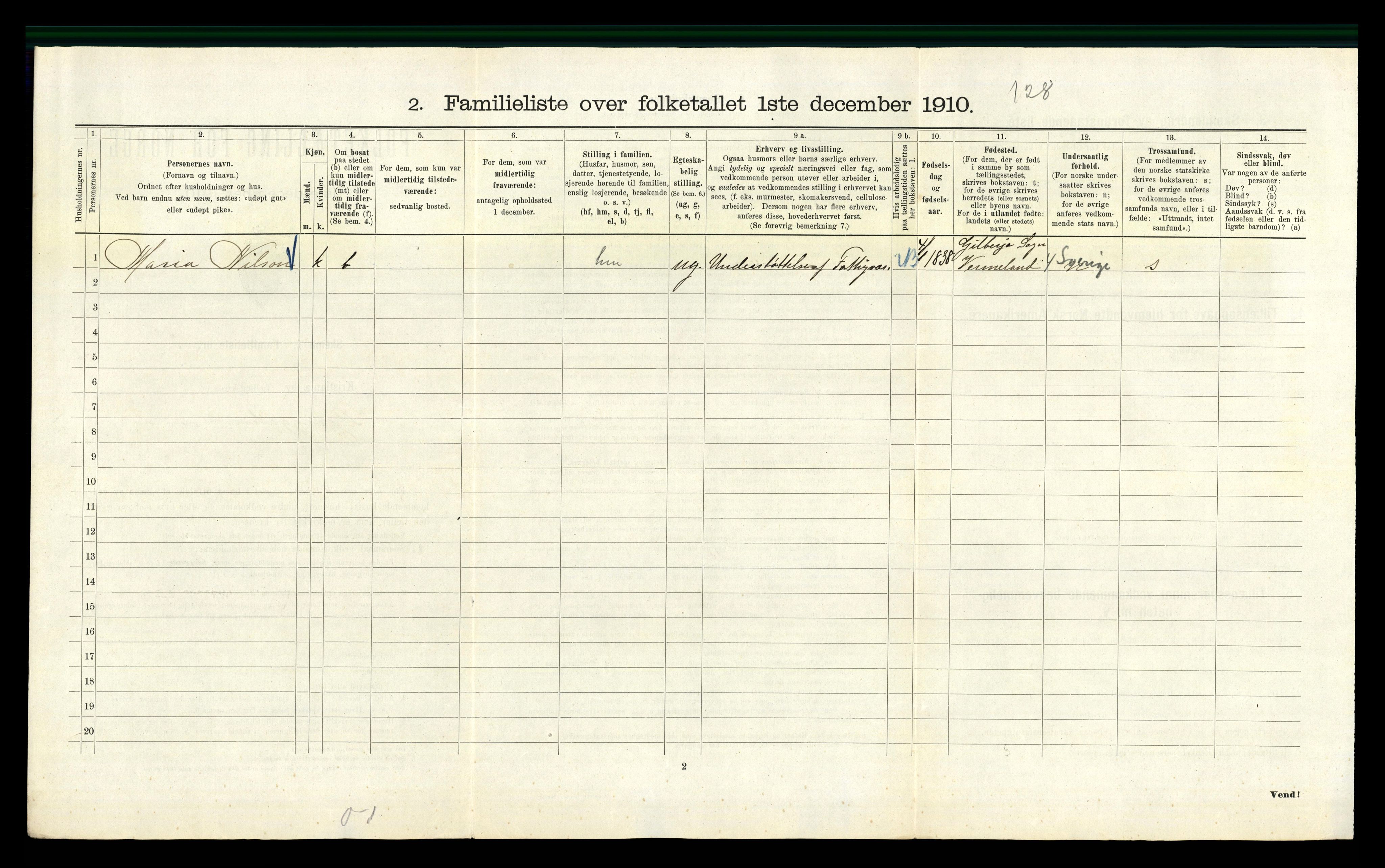 RA, 1910 census for Kristiania, 1910, p. 6146