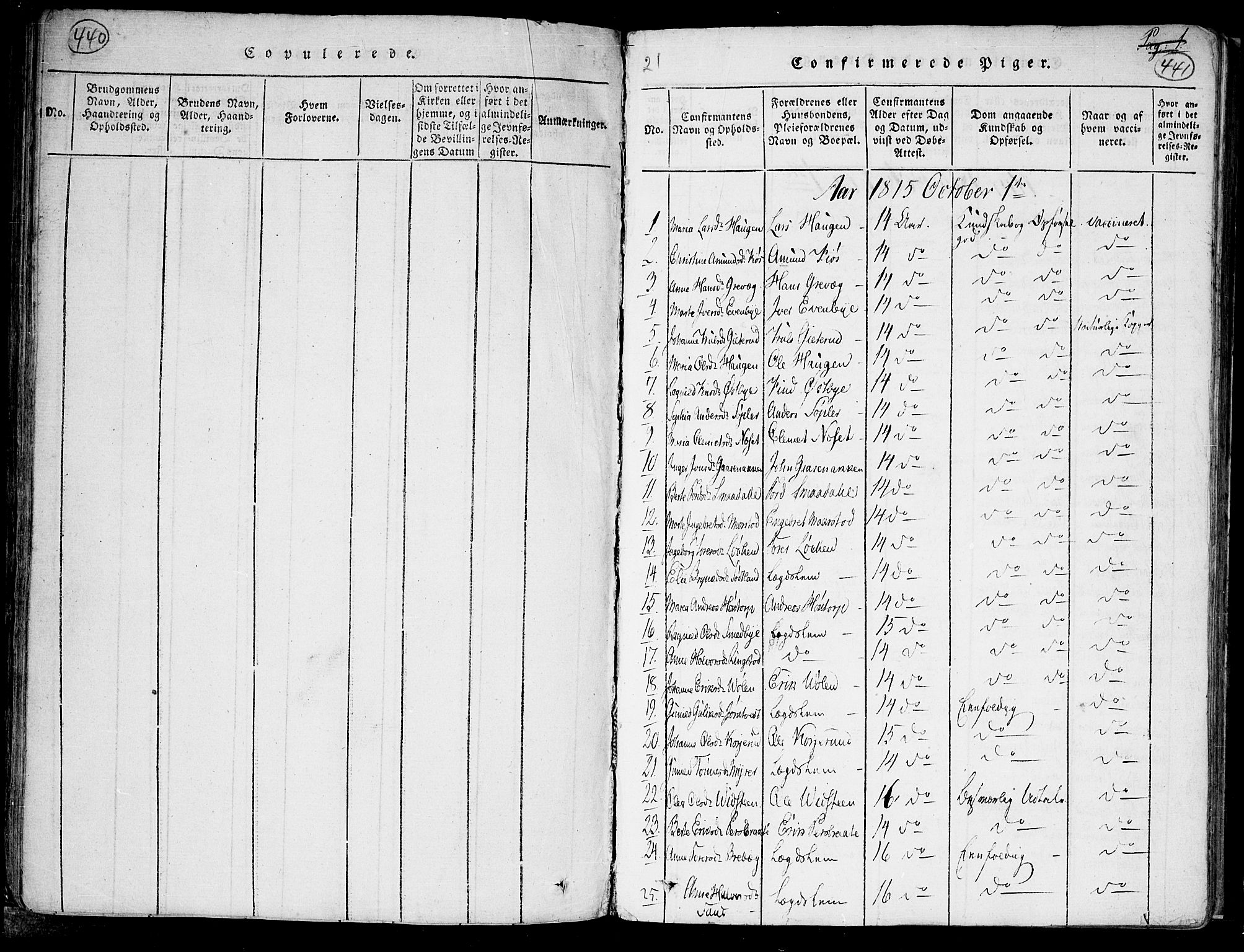 Trøgstad prestekontor Kirkebøker, SAO/A-10925/F/Fa/L0006: Parish register (official) no. I 6, 1815-1844, p. 440-441