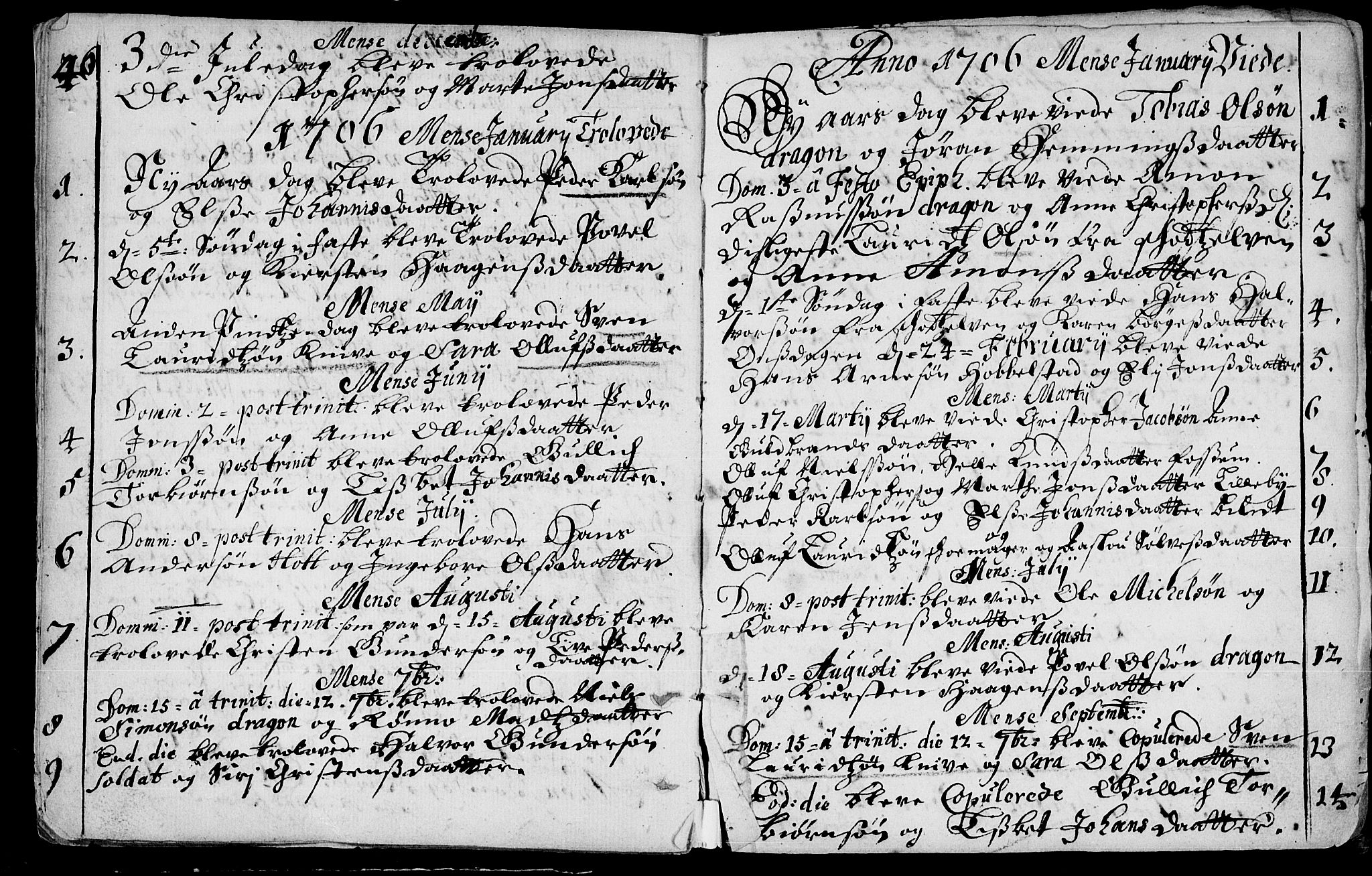 Eiker kirkebøker, AV/SAKO-A-4/F/Fa/L0005: Parish register (official) no. I 5 /1, 1705-1759