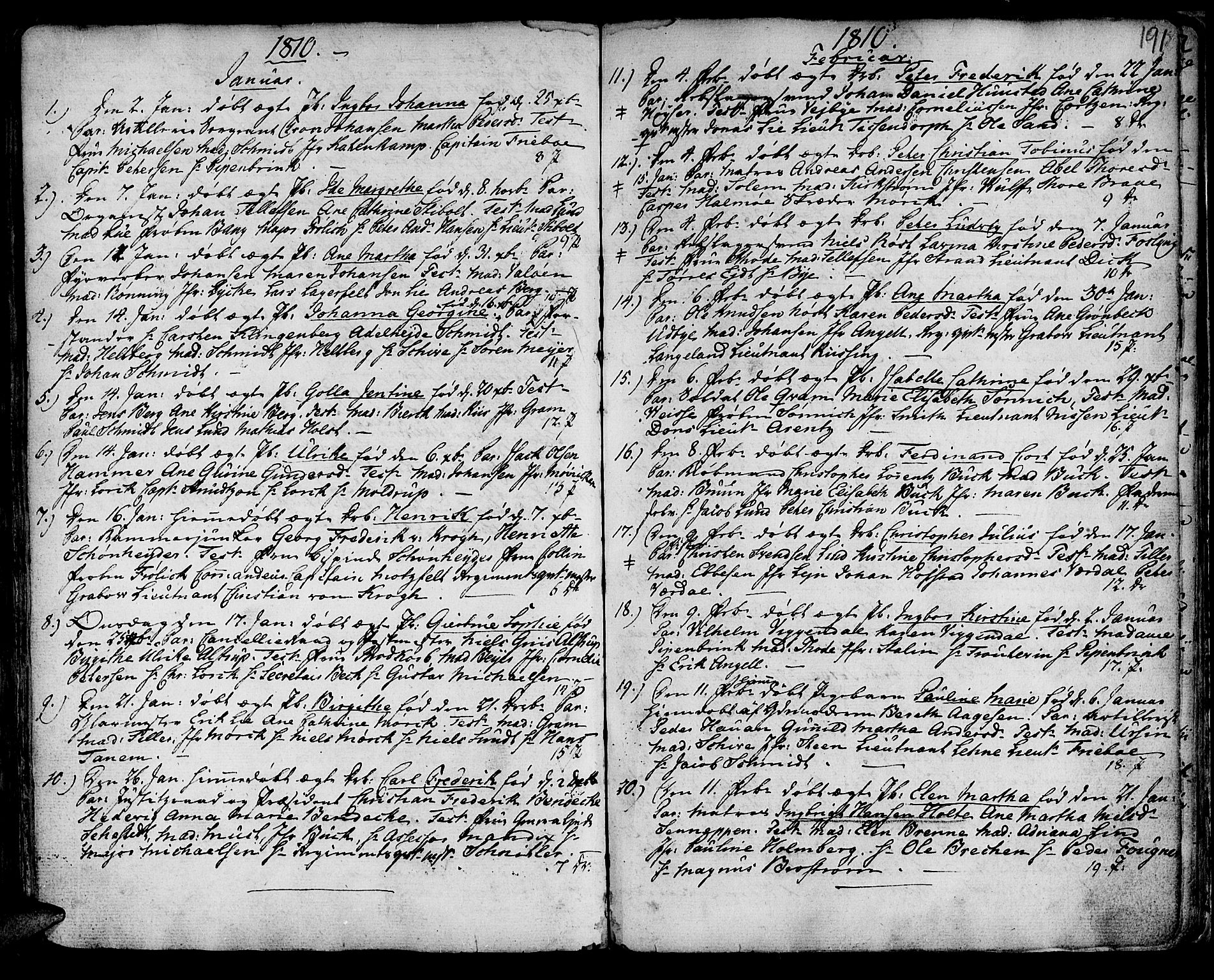 Ministerialprotokoller, klokkerbøker og fødselsregistre - Sør-Trøndelag, SAT/A-1456/601/L0039: Parish register (official) no. 601A07, 1770-1819, p. 191