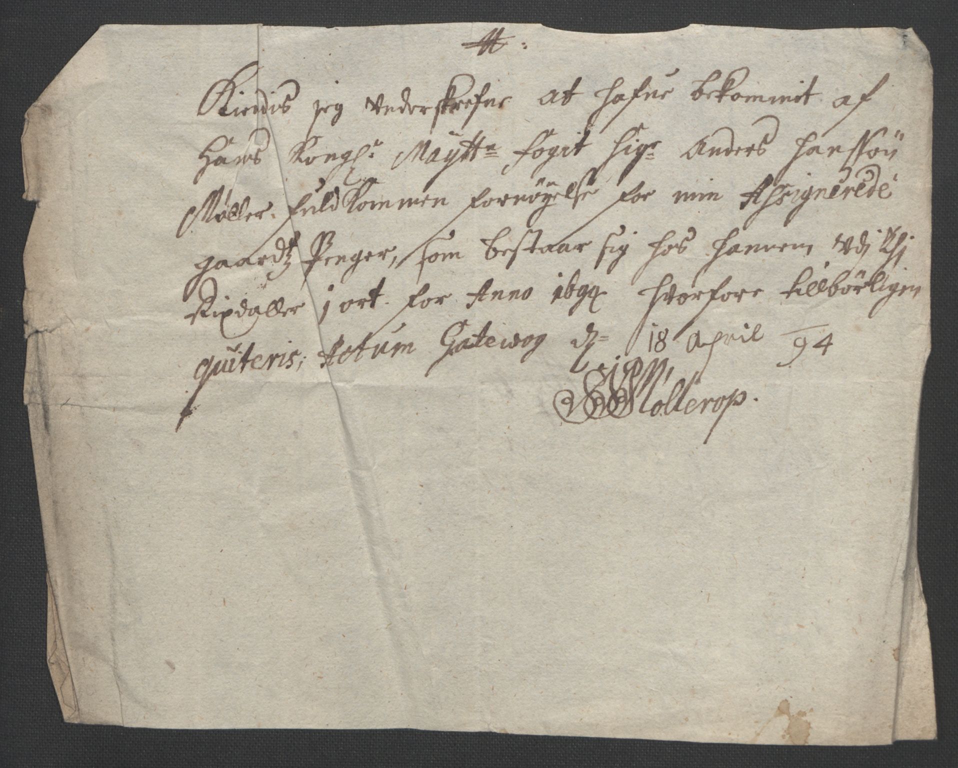 Rentekammeret inntil 1814, Reviderte regnskaper, Fogderegnskap, RA/EA-4092/R54/L3555: Fogderegnskap Sunnmøre, 1694-1695, p. 176