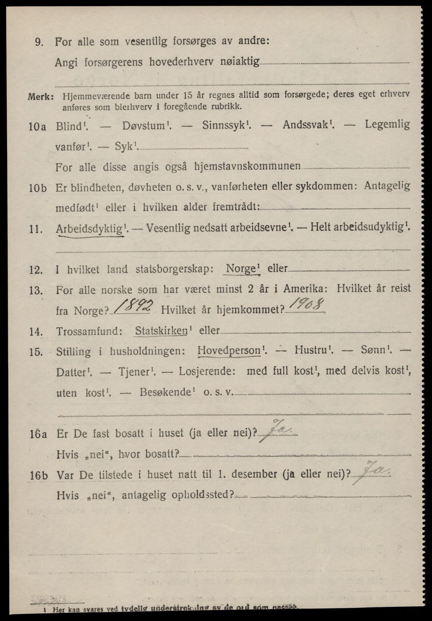 SAT, 1920 census for Hen, 1920, p. 989