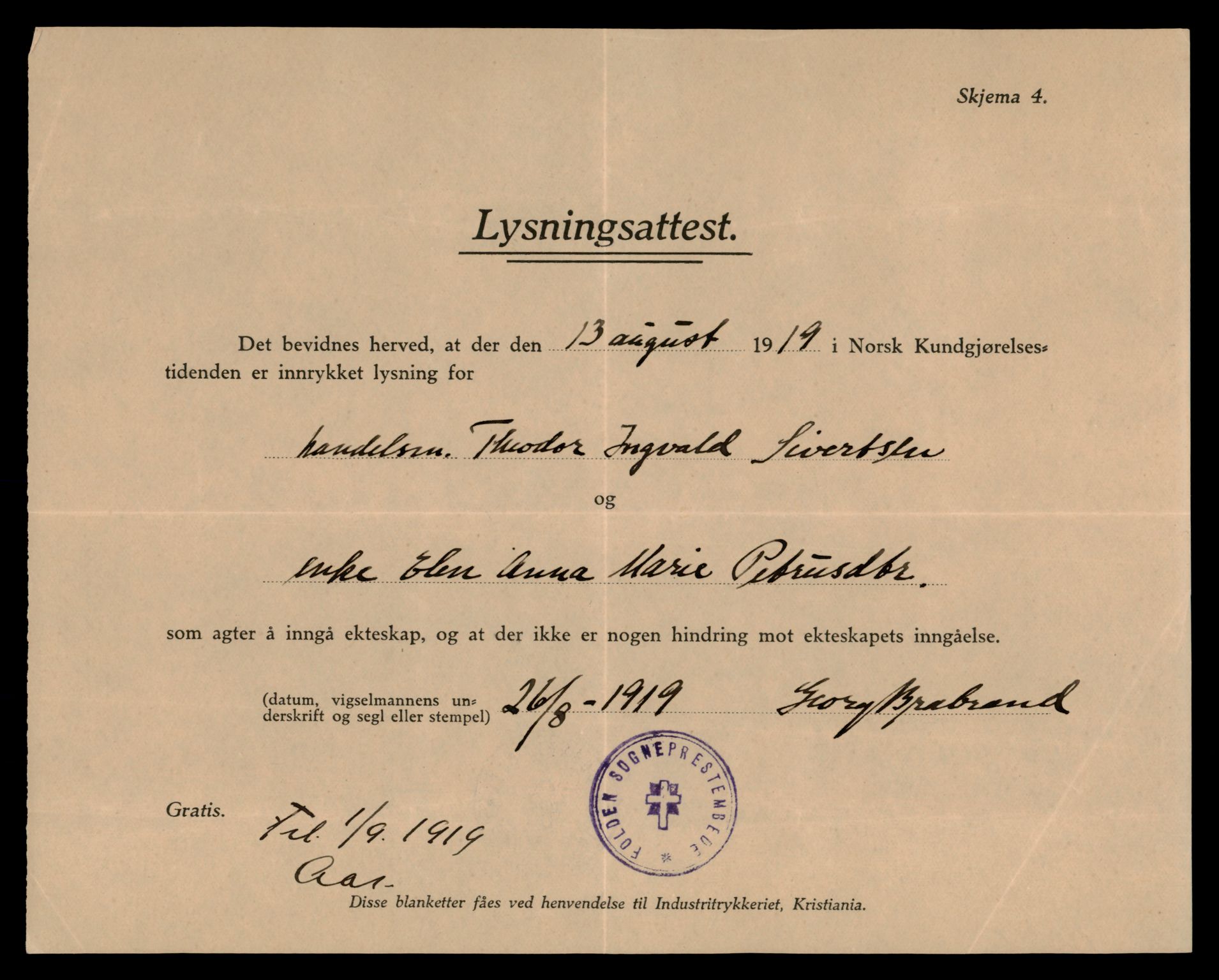 Salten sorenskriveri, AV/SAT-A-4578/1/6/6D/L0009: Lysingsbok, 1919-1928, p. 9