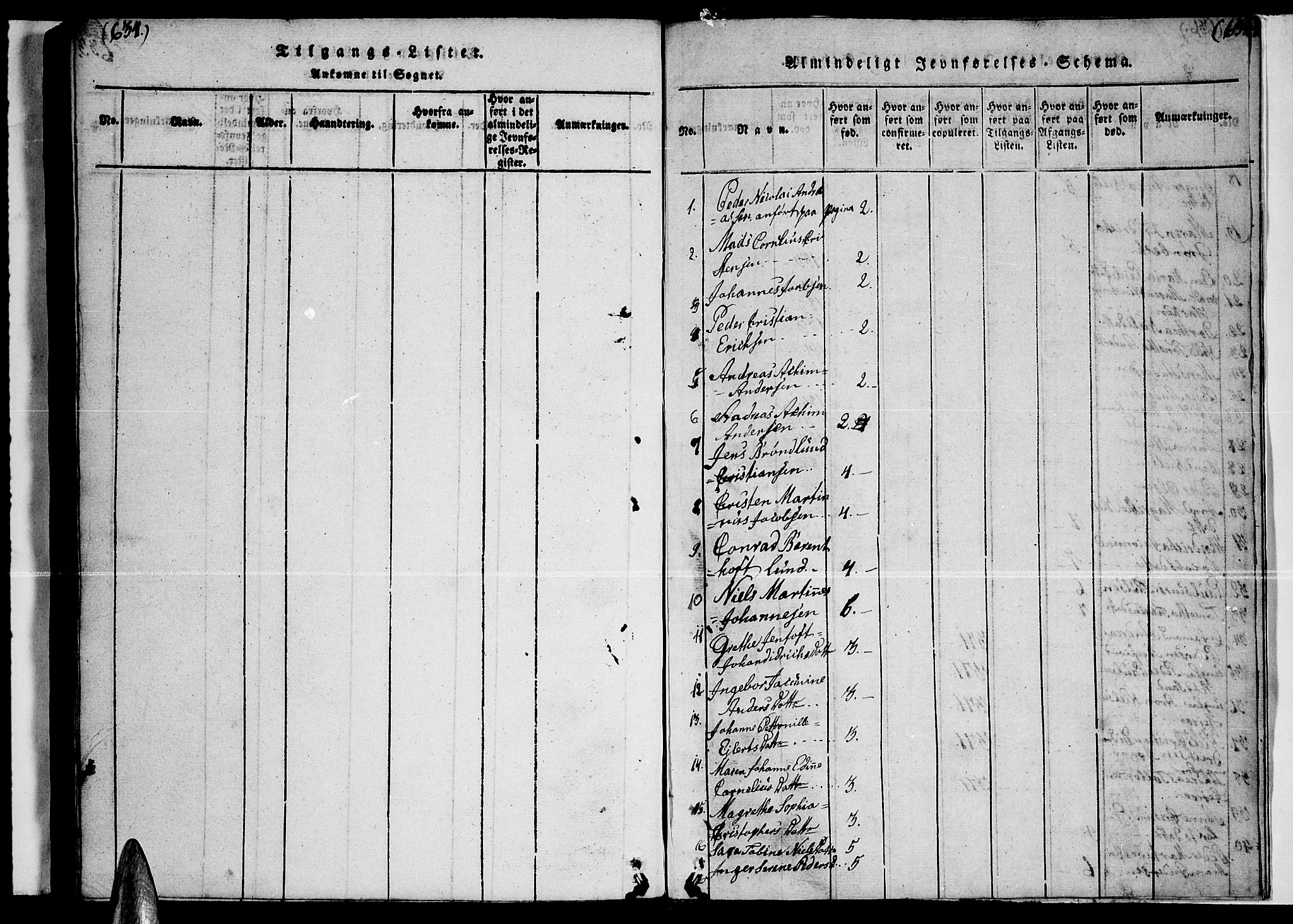 Ministerialprotokoller, klokkerbøker og fødselsregistre - Nordland, SAT/A-1459/888/L1263: Parish register (copy) no. 888C02 /1, 1820-1850, p. 634-635