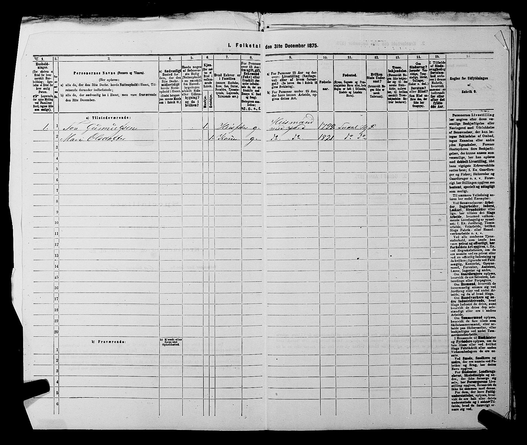 SAKO, 1875 census for 0827P Hjartdal, 1875, p. 1063