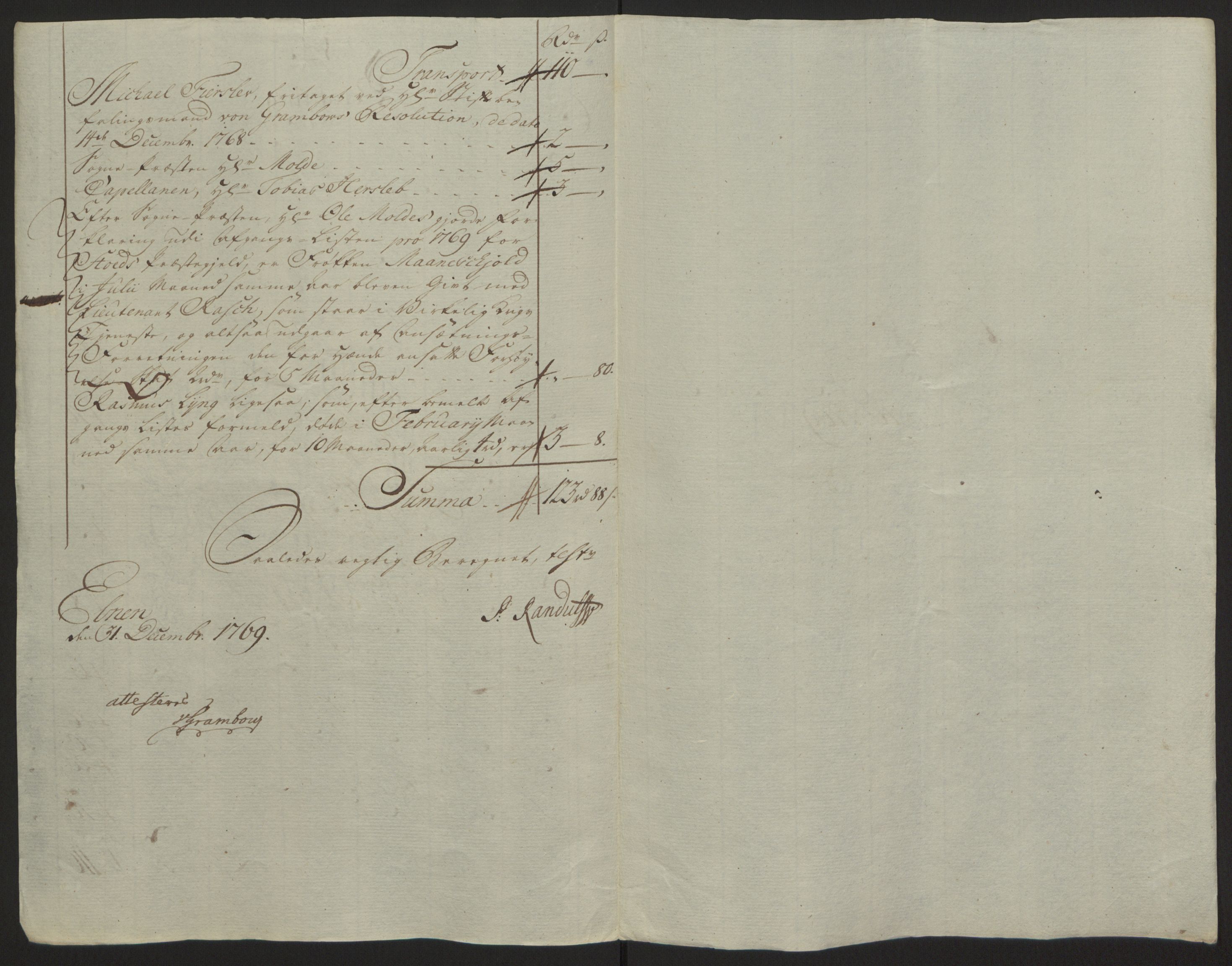 Rentekammeret inntil 1814, Reviderte regnskaper, Fogderegnskap, RA/EA-4092/R63/L4420: Ekstraskatten Inderøy, 1762-1772, p. 366
