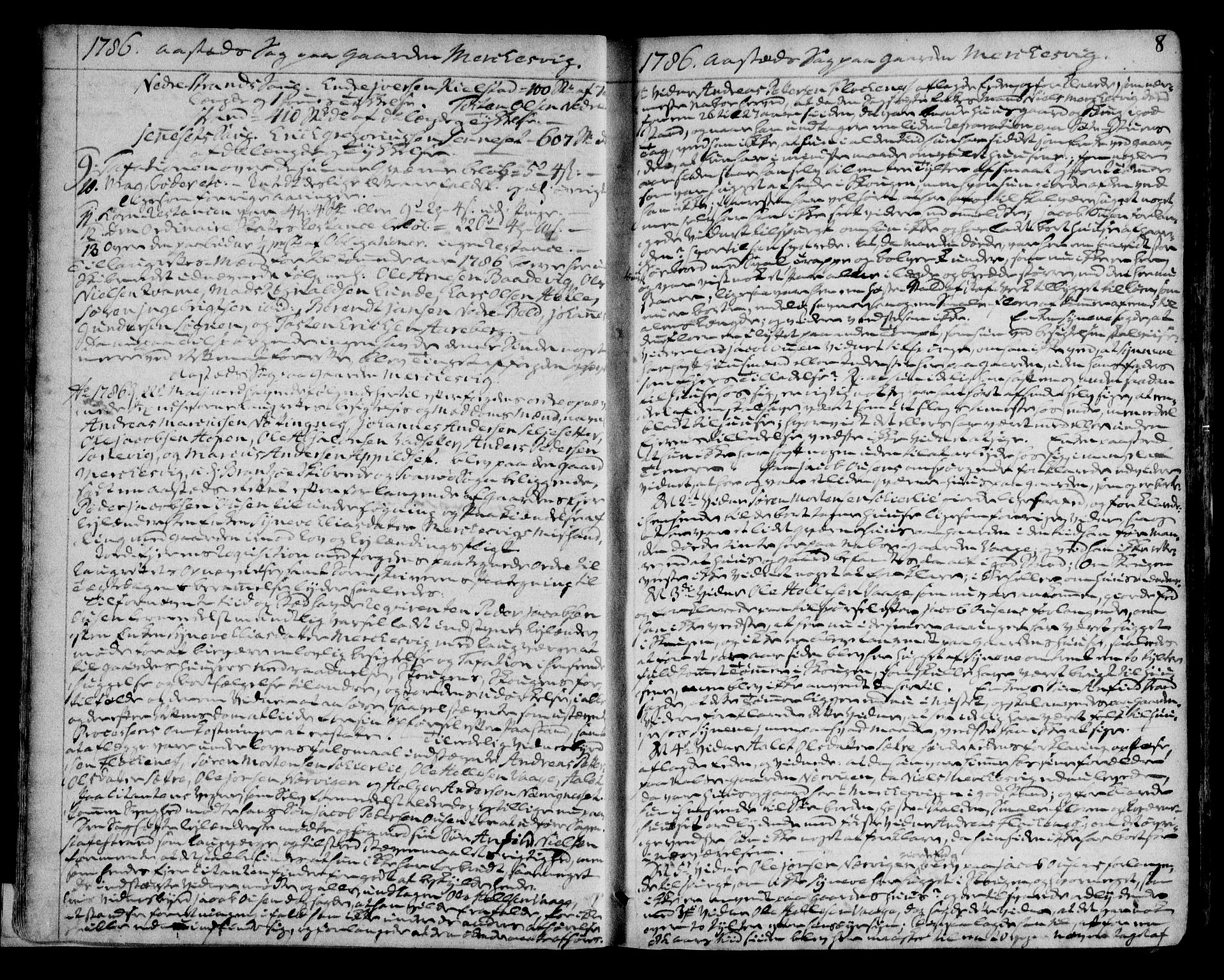 Sunnfjord tingrett, AV/SAB-A-3201/1/F/Fa/Faa/L0020: Tingbok, 1785-1795, p. 7b-8a