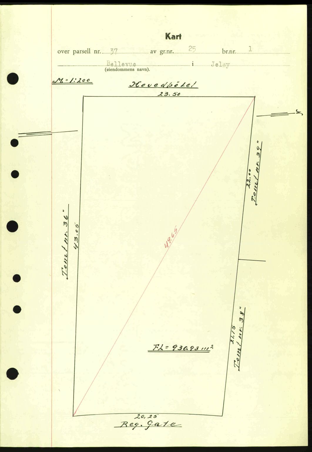 Moss sorenskriveri, SAO/A-10168: Mortgage book no. A9, 1941-1942, Diary no: : 2292/1941