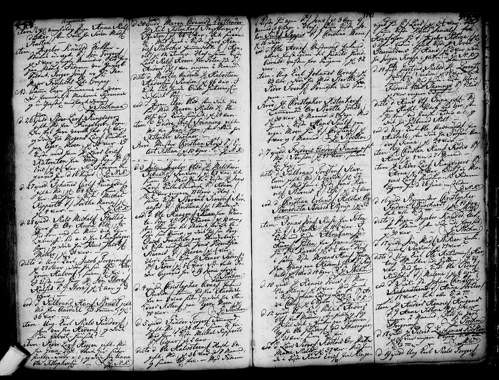 Kongsberg kirkebøker, SAKO/A-22/F/Fa/L0002: Parish register (official) no. I 2, 1721-1743, p. 458-459