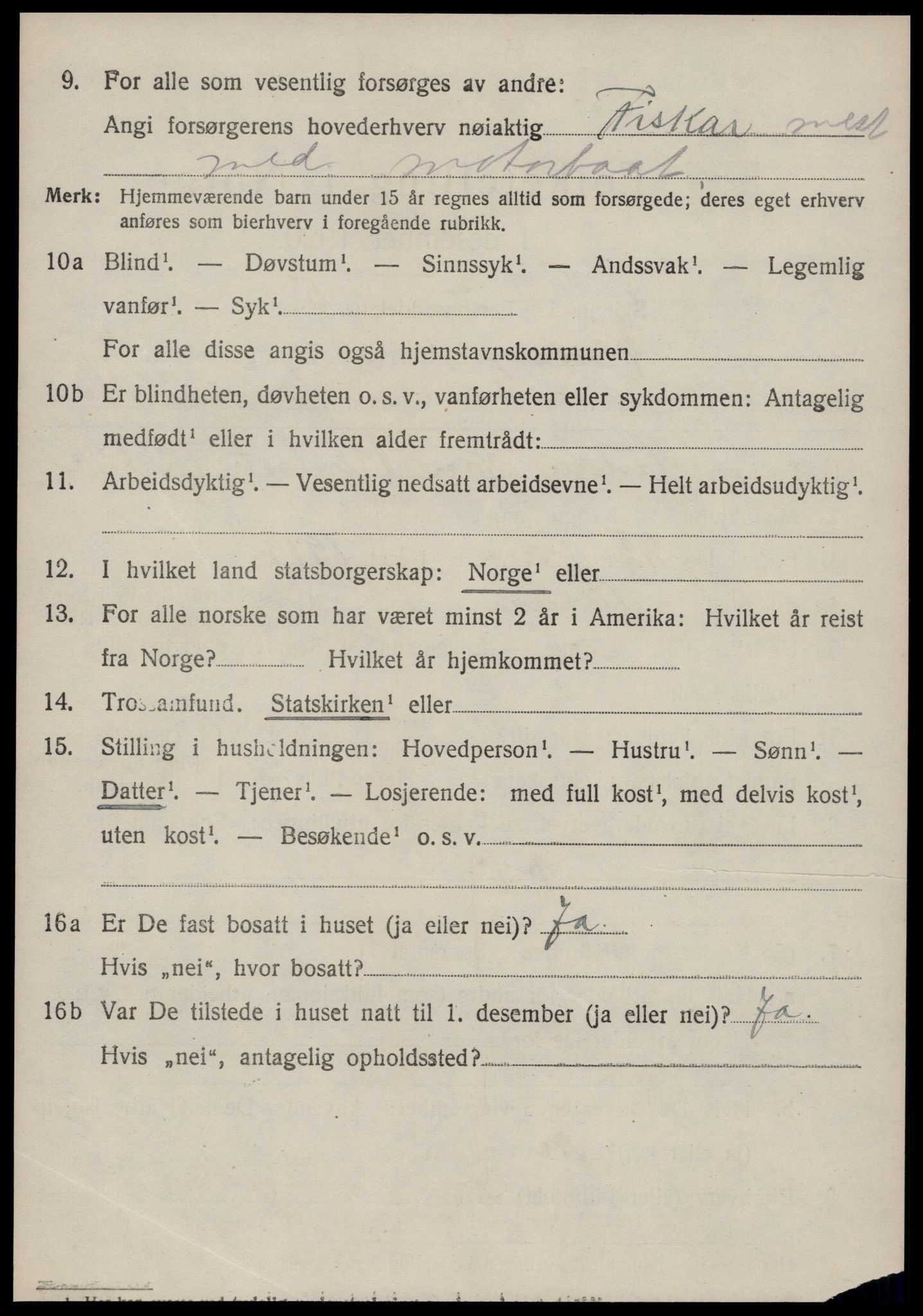 SAT, 1920 census for Haram, 1920, p. 1830