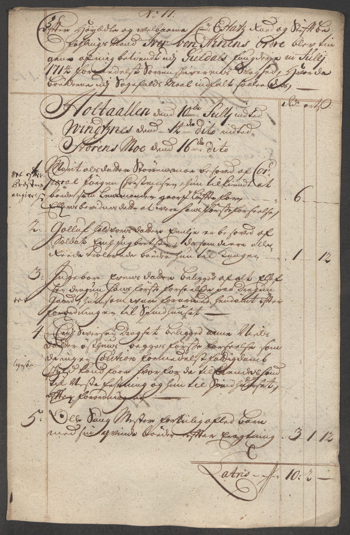 Rentekammeret inntil 1814, Reviderte regnskaper, Fogderegnskap, AV/RA-EA-4092/R60/L3965: Fogderegnskap Orkdal og Gauldal, 1714, p. 369