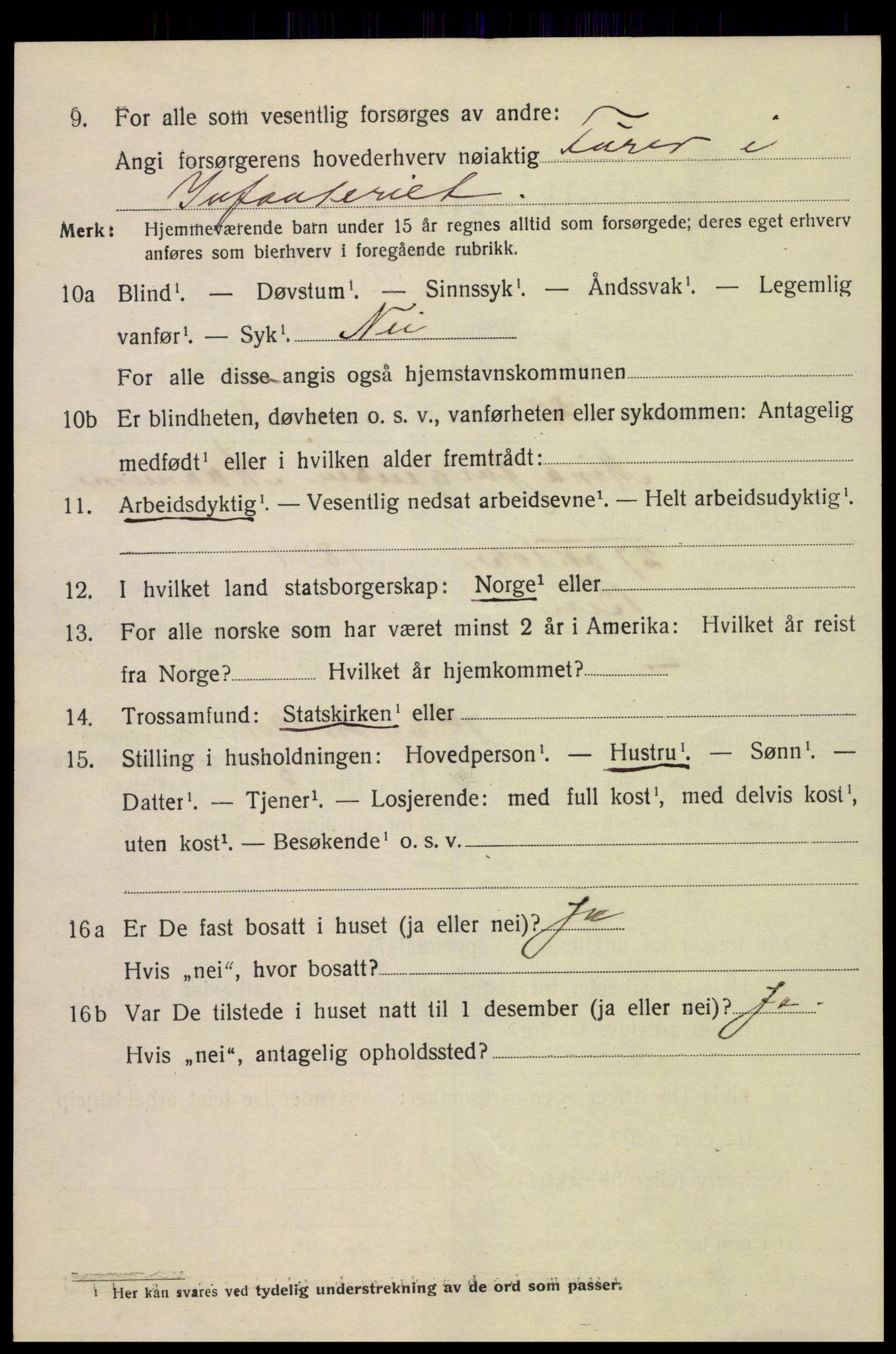 SAH, 1920 census for Gjøvik, 1920, p. 10503