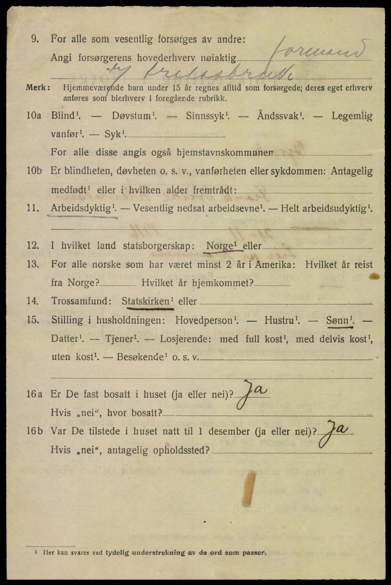 SAH, 1920 census for Gjøvik, 1920, p. 2401