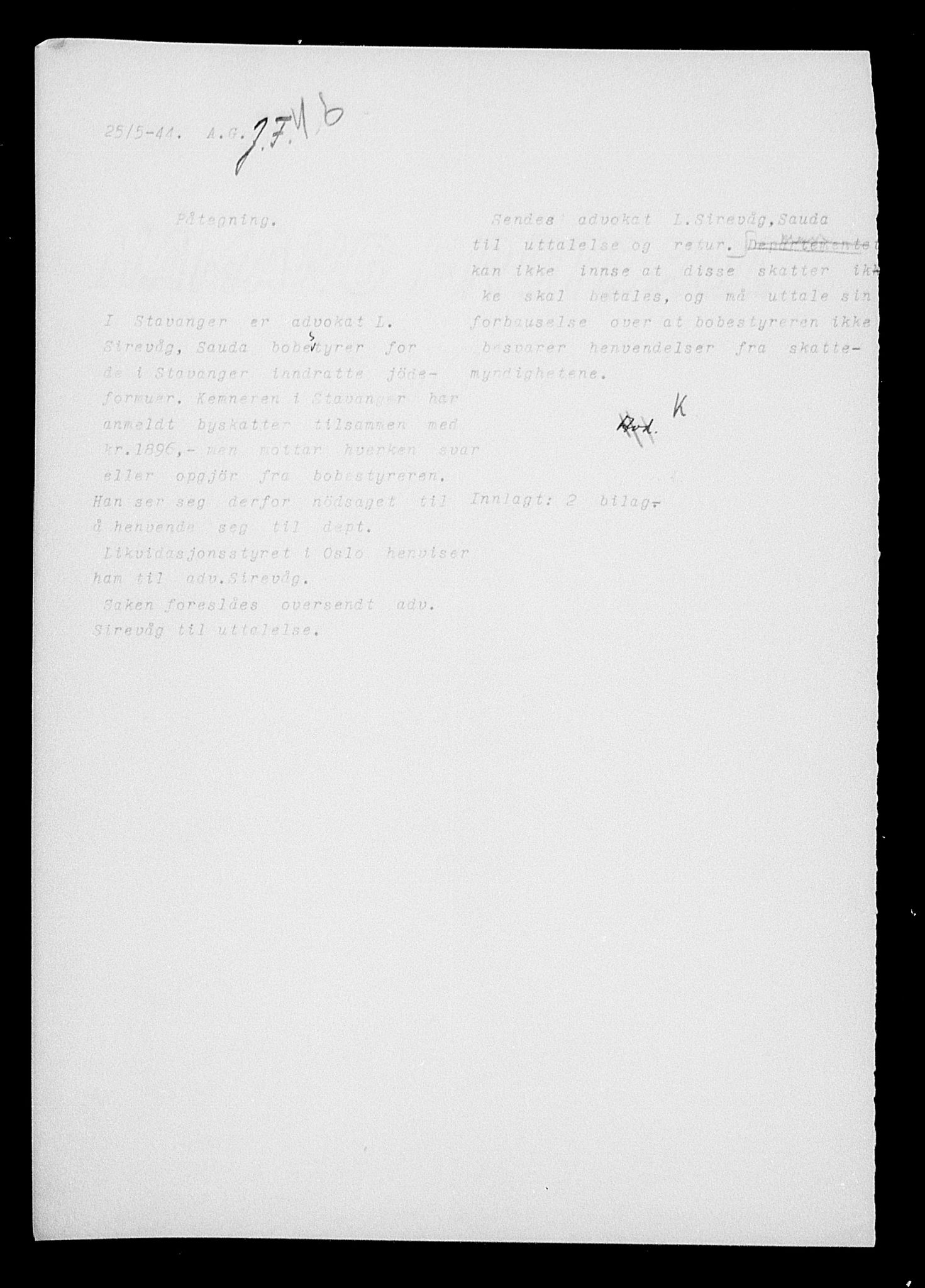 Justisdepartementet, Tilbakeføringskontoret for inndratte formuer, AV/RA-S-1564/H/Hc/Hcd/L0995: --, 1945-1947, p. 243
