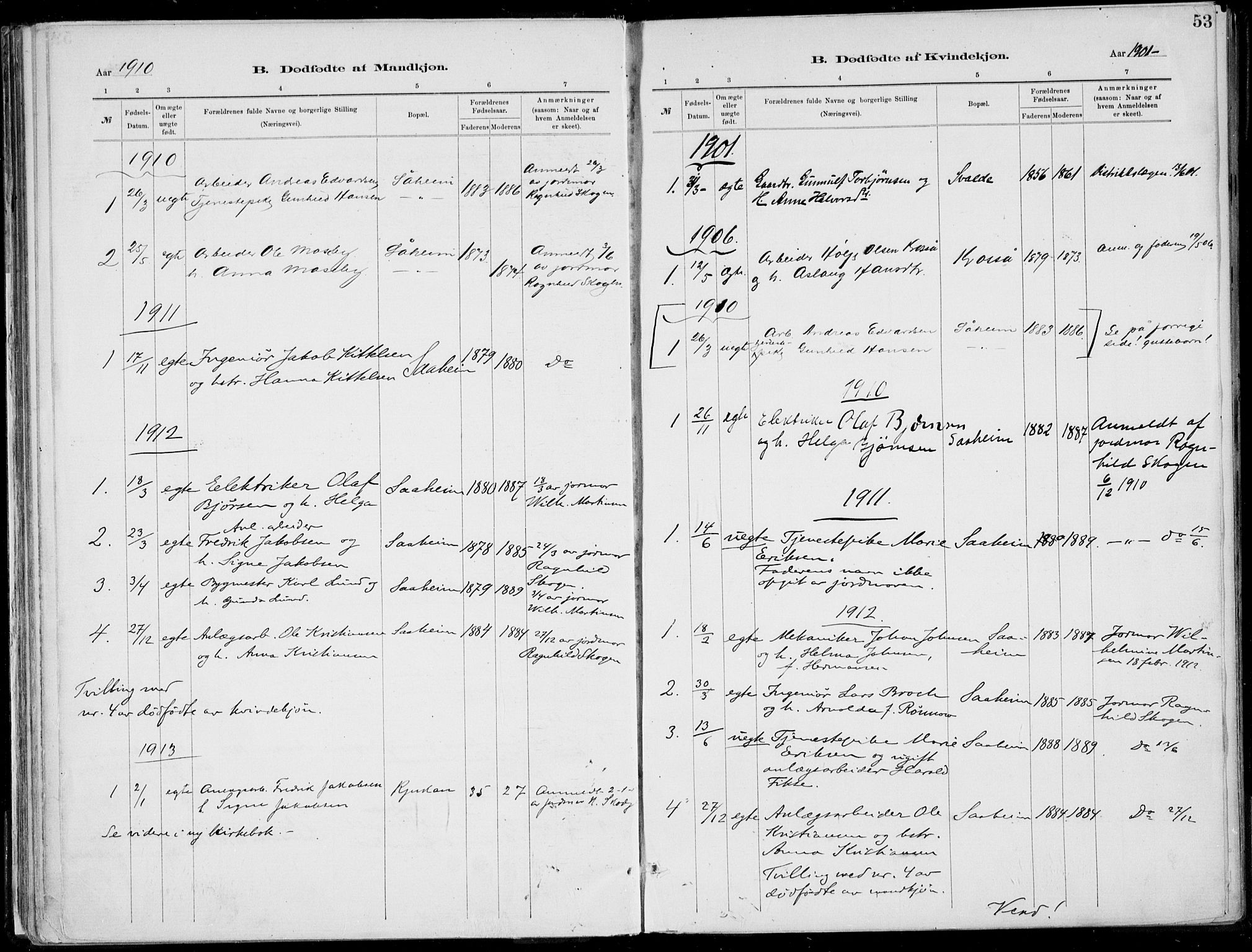 Rjukan kirkebøker, SAKO/A-294/F/Fa/L0001: Parish register (official) no. 1, 1878-1912, p. 53