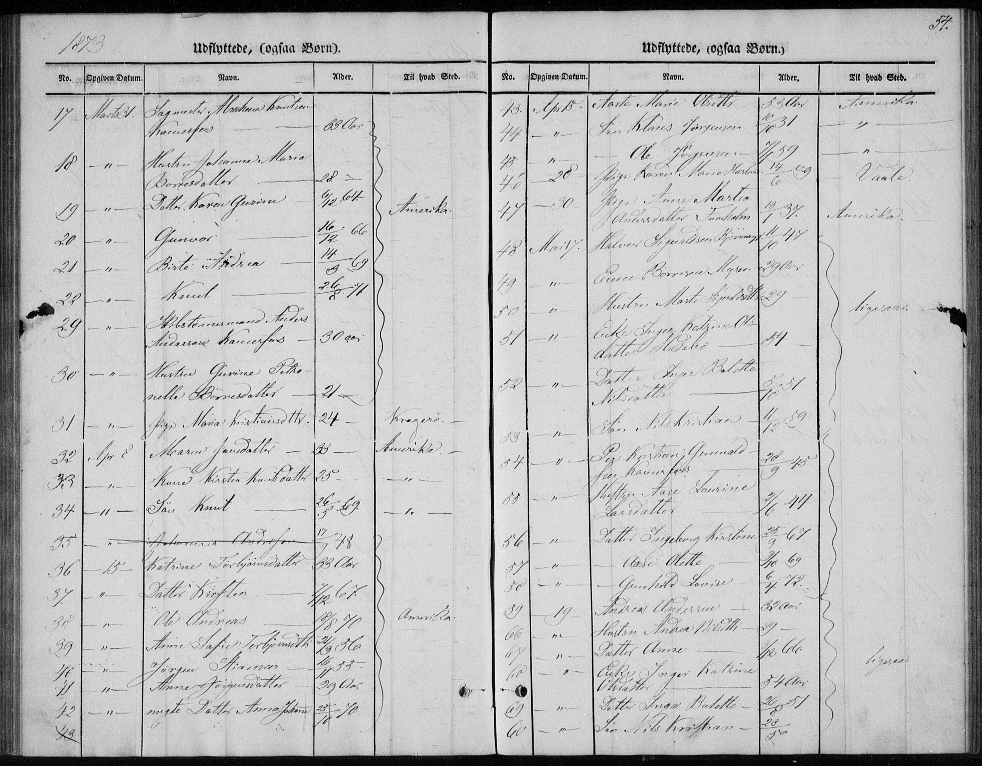 Sannidal kirkebøker, SAKO/A-296/F/Fa/L0013: Parish register (official) no. 13, 1854-1873, p. 54