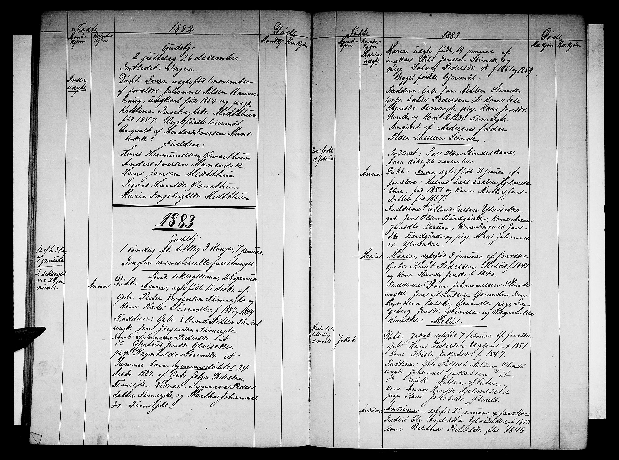 Sogndal sokneprestembete, AV/SAB-A-81301/H/Hab/Habc/L0001: Parish register (copy) no. C 1, 1868-1883, p. 76