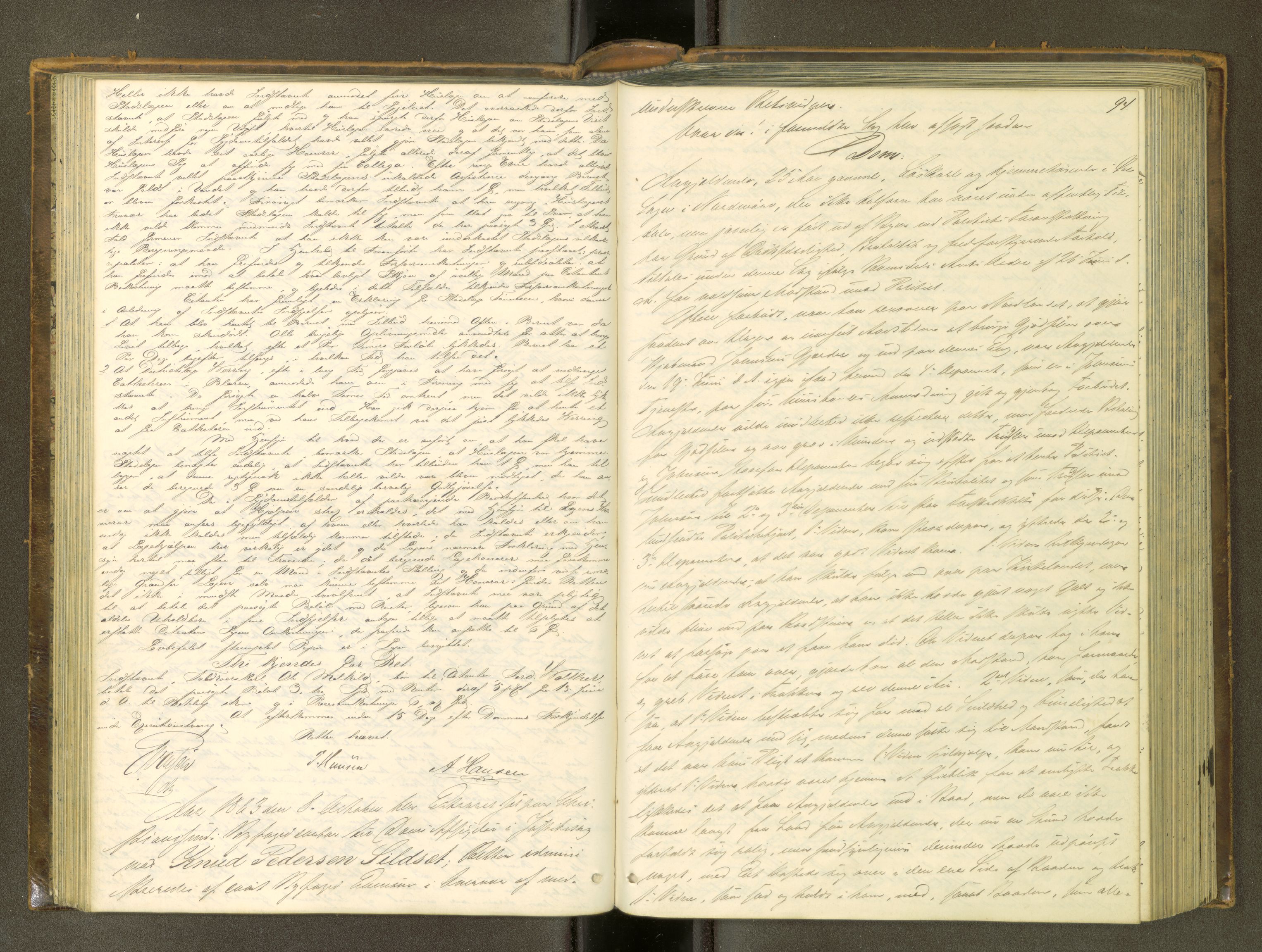 Kristiansund byfogd, AV/SAT-A-4587/A/04/L0003: Domprotokoll. Aut. 08.10.1861, 1861-1868, p. 93b-94a