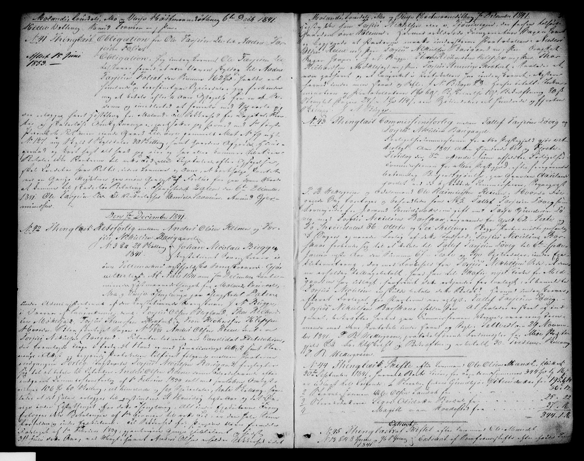 Vest-Telemark sorenskriveri, SAKO/A-134/G/Ga/Gab/L0002: Mortgage book no. II 2, 1841-1845, p. 5