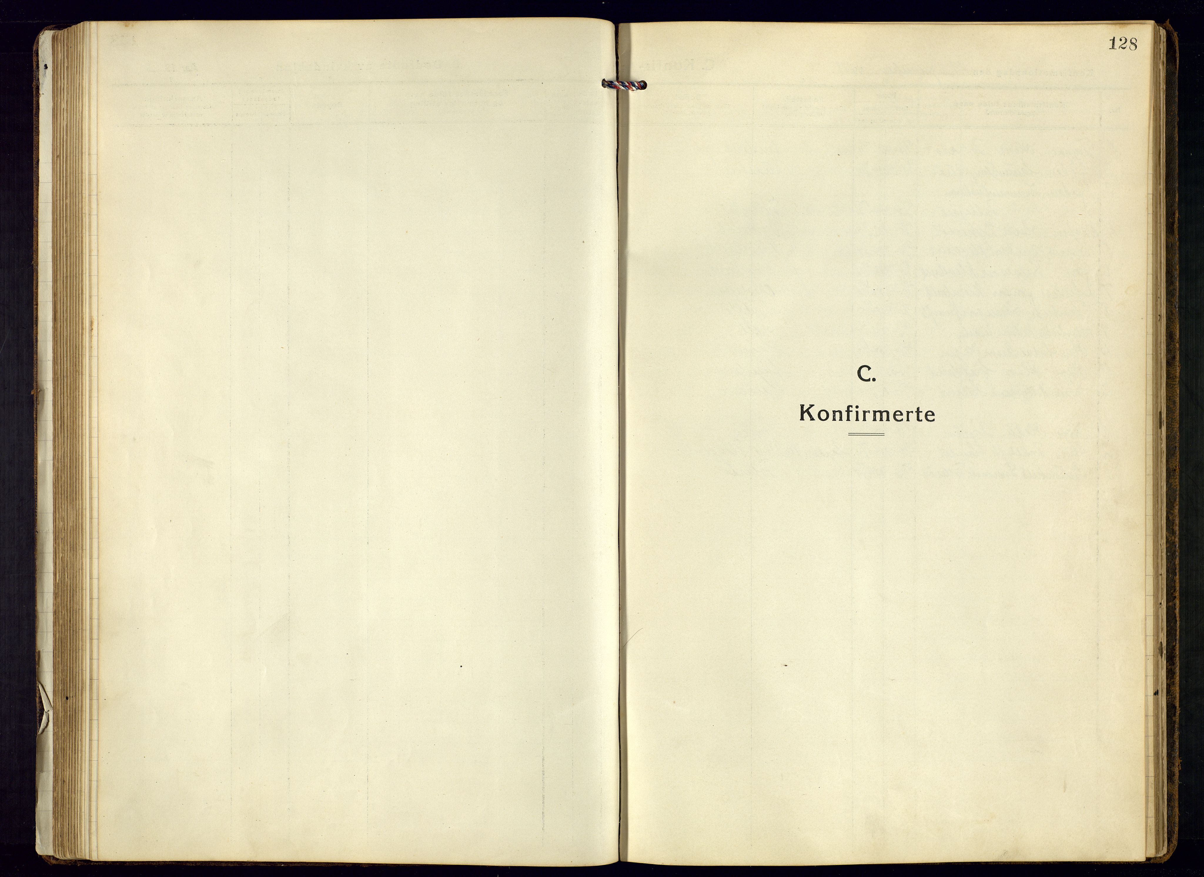 Bjelland sokneprestkontor, SAK/1111-0005/F/Fb/Fbb/L0006: Parish register (copy) no. B-6, 1918-1946, p. 128
