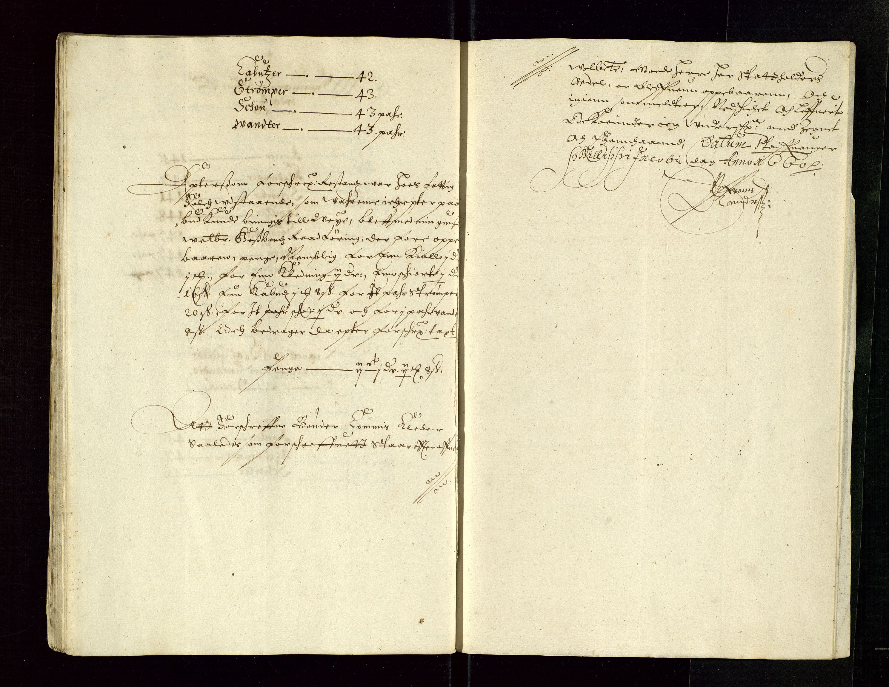Stavanger len, AV/SAST-A-101870/Ob/L0027: Diverse, 1657-1660, p. 54