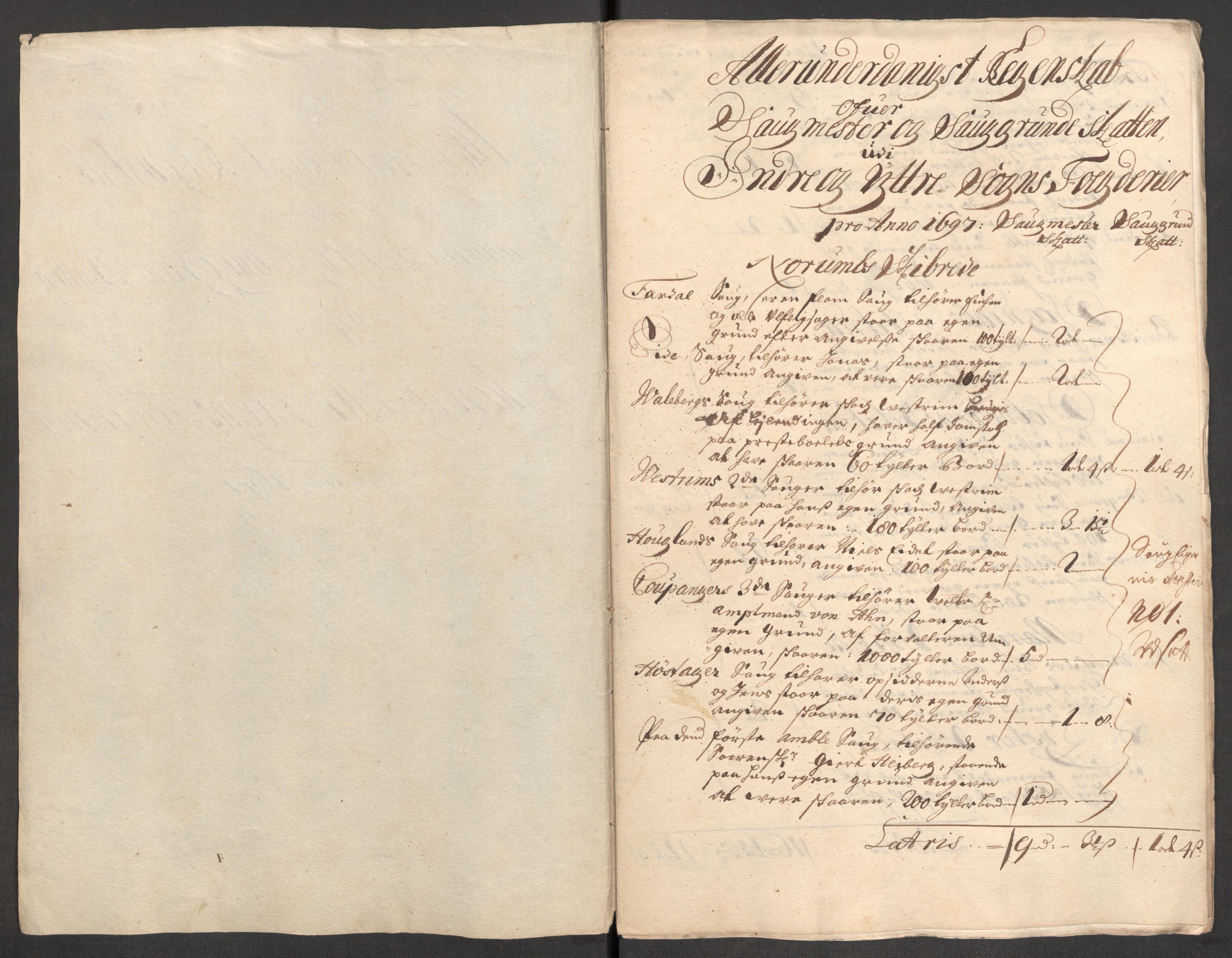 Rentekammeret inntil 1814, Reviderte regnskaper, Fogderegnskap, RA/EA-4092/R52/L3309: Fogderegnskap Sogn, 1696-1697, p. 390