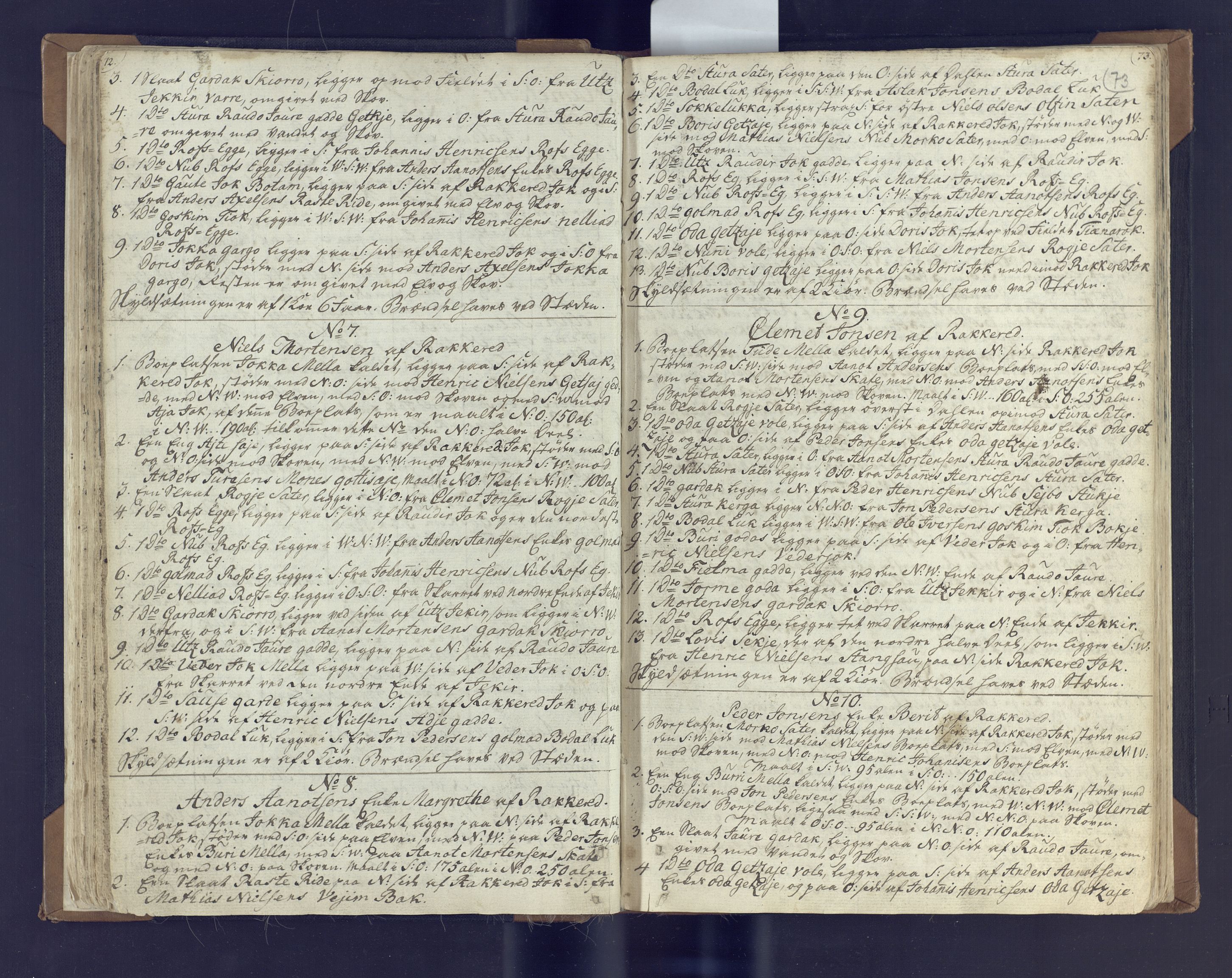 Fylkesmannen i Finnmark, SATØ/S-1120/1Coa/L2882: Landmålerprotokoll (i nærmagasinet/skannet), 1776-1845, p. 40