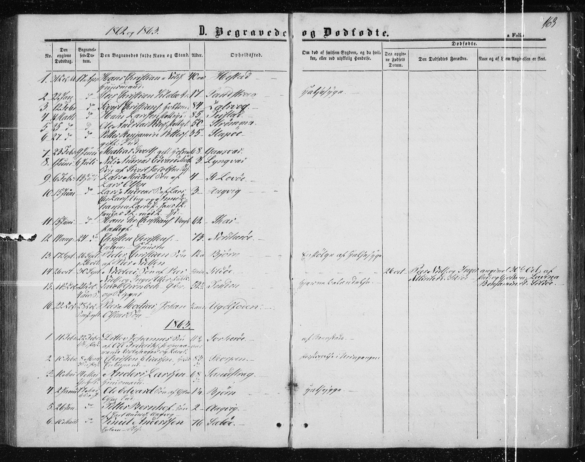 Ministerialprotokoller, klokkerbøker og fødselsregistre - Nordland, AV/SAT-A-1459/834/L0505: Parish register (official) no. 834A03, 1862-1871, p. 163