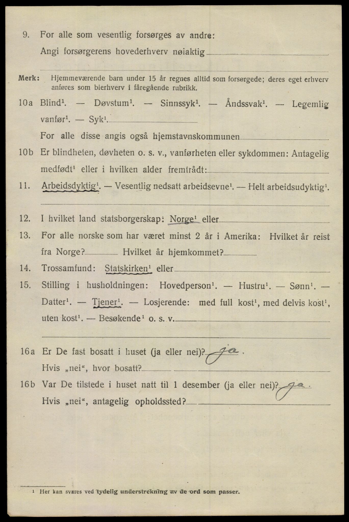 SAO, 1920 census for Fredrikstad, 1920, p. 16884