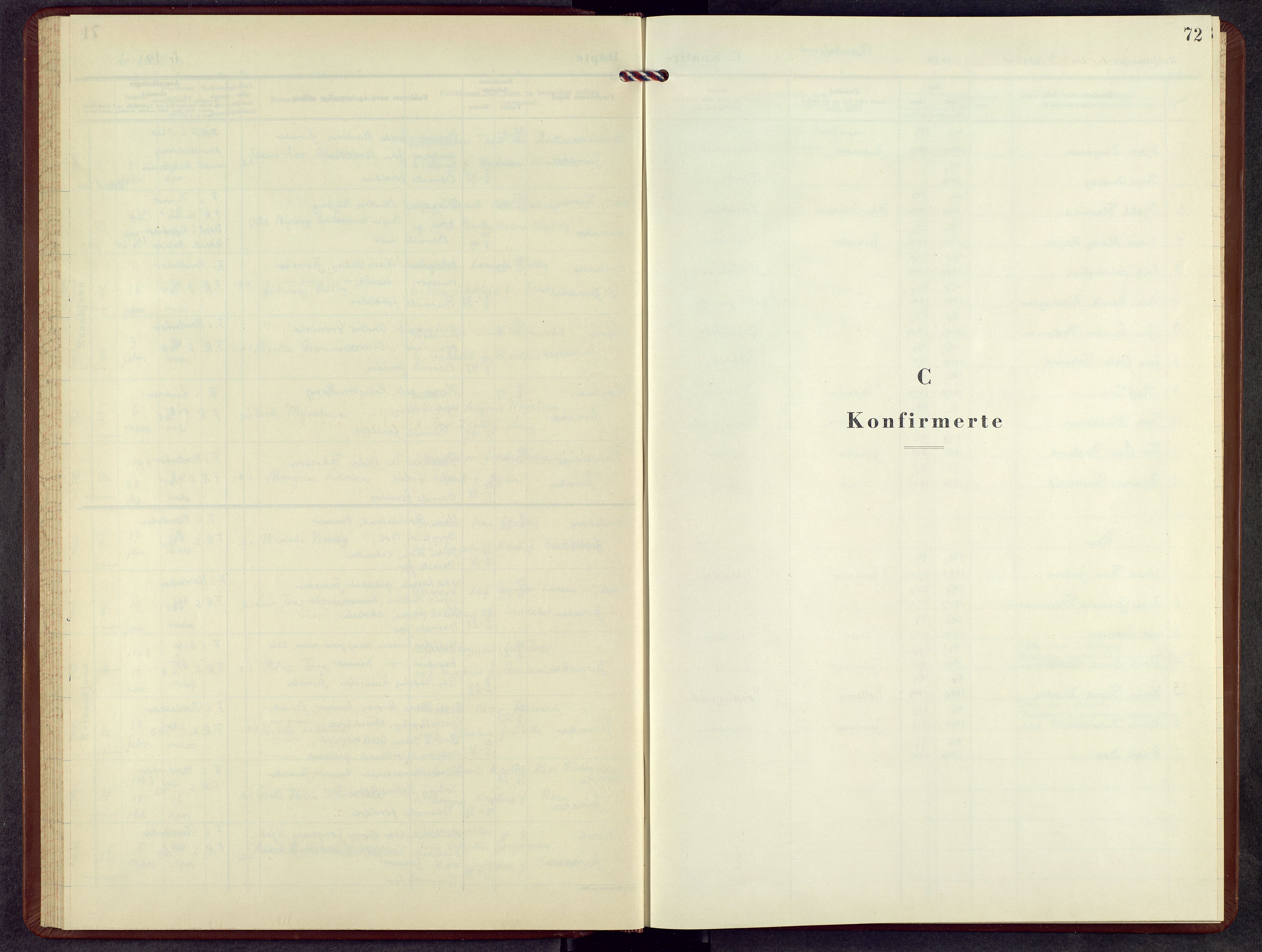 Jevnaker prestekontor, SAH/PREST-116/H/Ha/Hab/L0008: Parish register (copy) no. 8, 1954-1969, p. 72