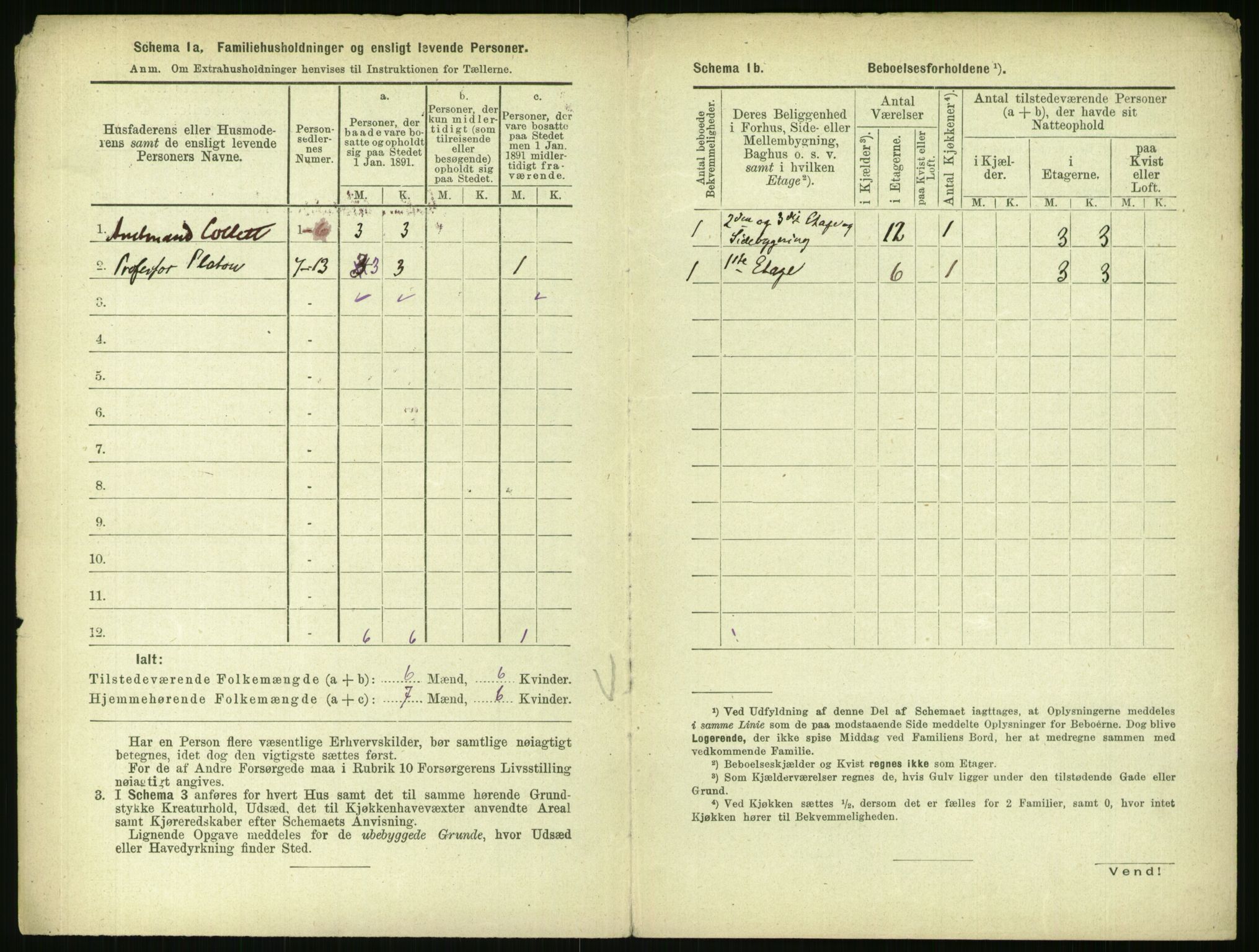 RA, 1891 census for 0301 Kristiania, 1891, p. 44354