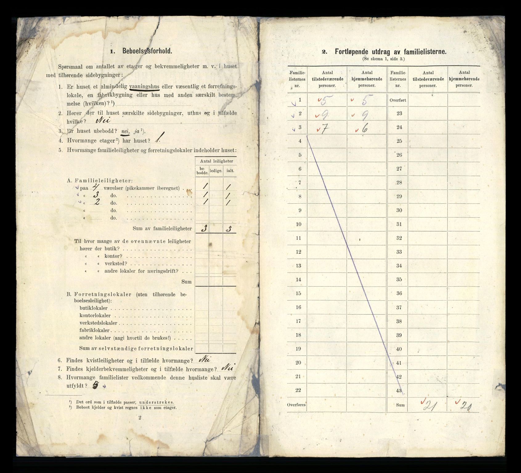 RA, 1910 census for Kristiansund, 1910, p. 76