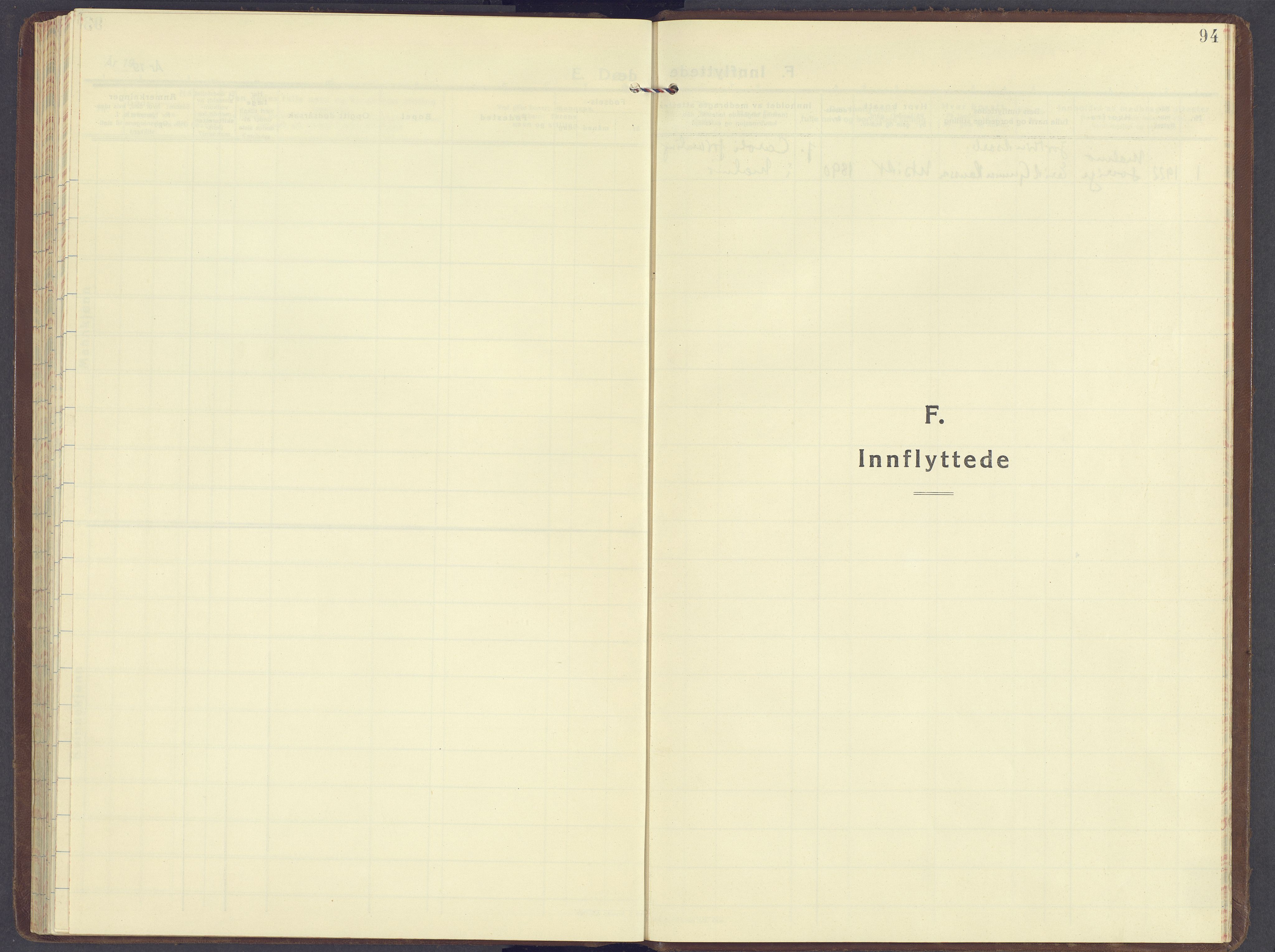 Tynset prestekontor, SAH/PREST-058/H/Ha/Haa/L0029: Parish register (official) no. 29, 1930-1946, p. 94