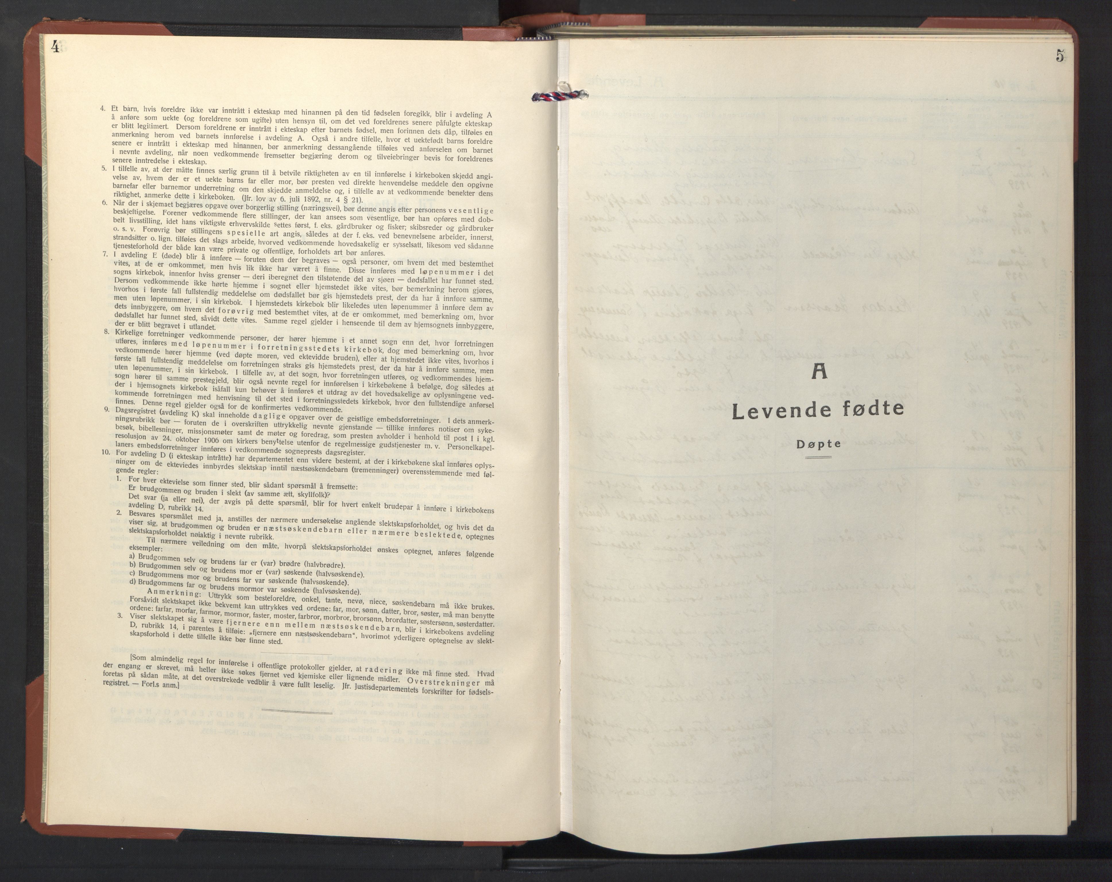 Ministerialprotokoller, klokkerbøker og fødselsregistre - Nord-Trøndelag, SAT/A-1458/786/L0689: Parish register (copy) no. 786C01, 1940-1948, p. 4-5