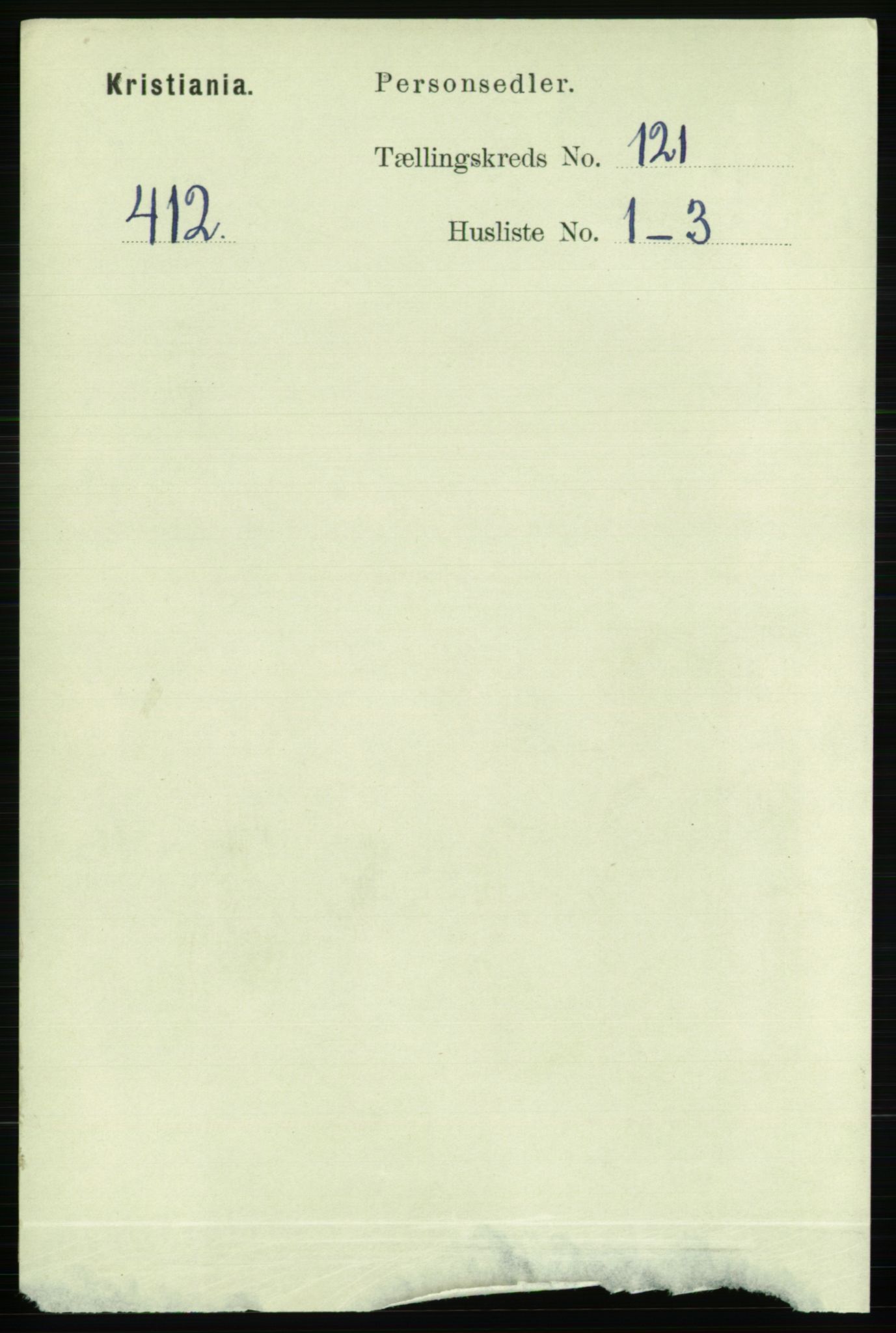 RA, 1891 census for 0301 Kristiania, 1891, p. 64202