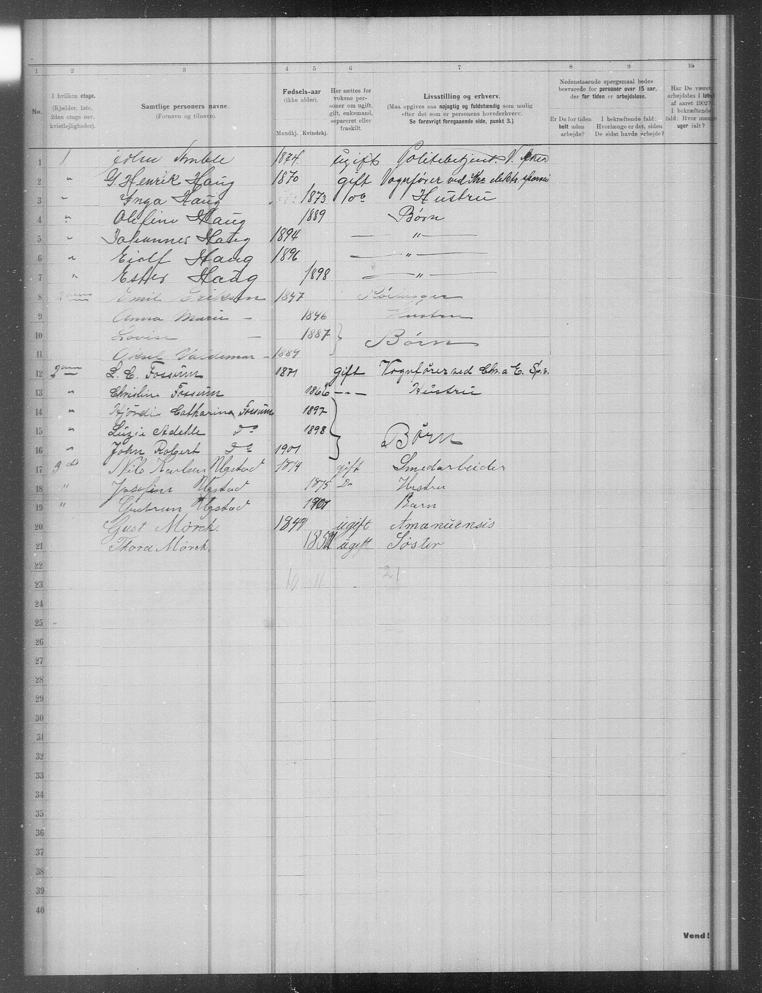 OBA, Municipal Census 1902 for Kristiania, 1902, p. 14363