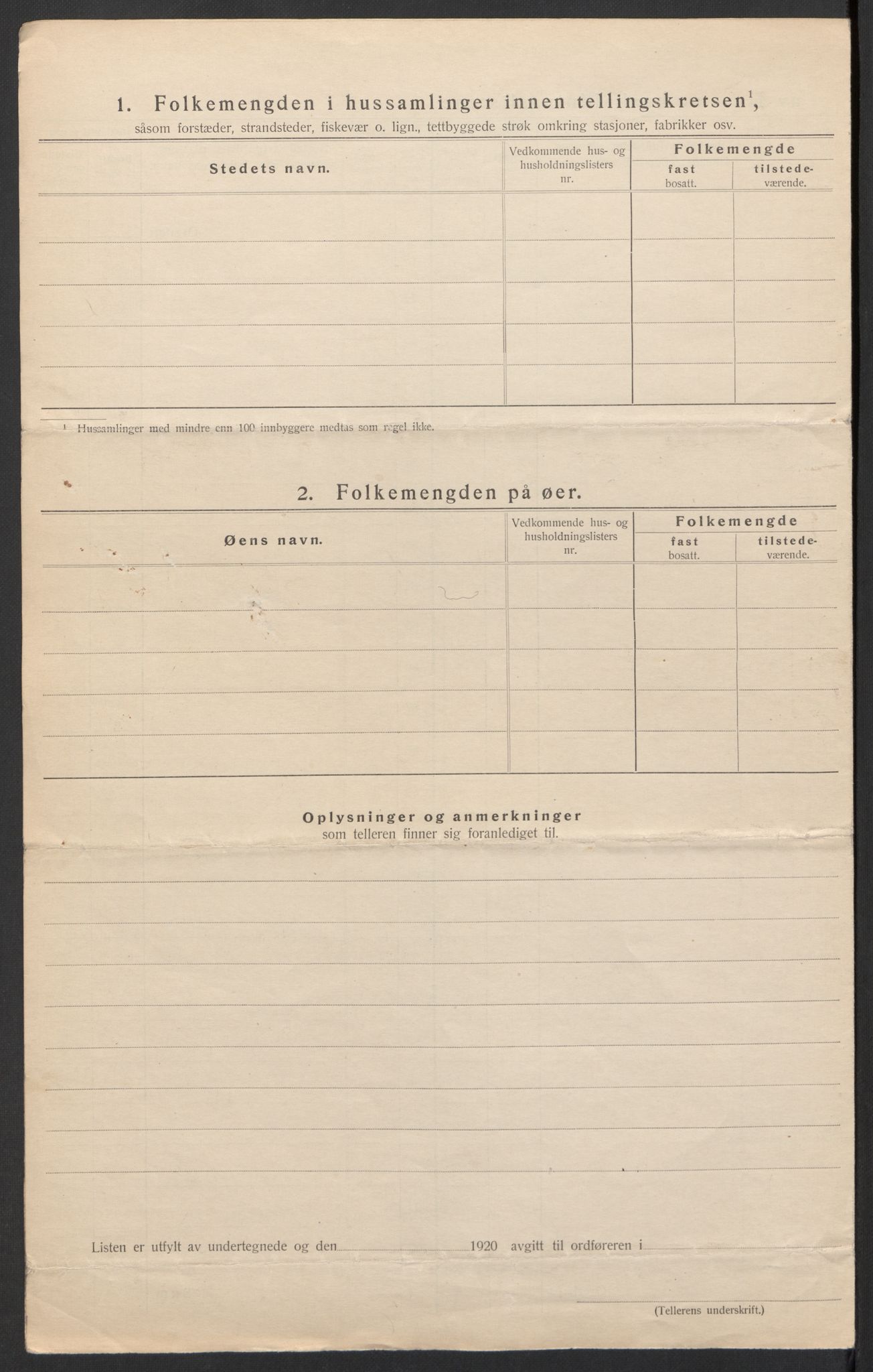 SAH, 1920 census for Nordre Land, 1920, p. 16